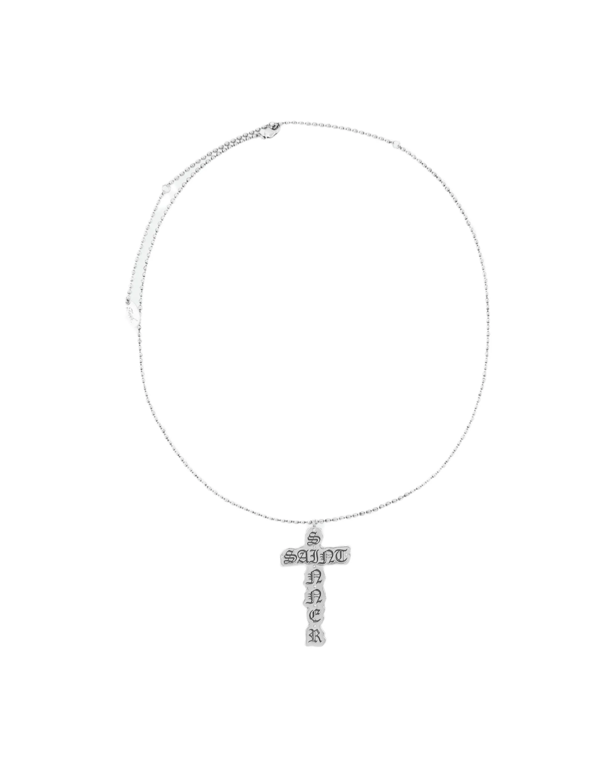 Silver SAINT SINNER Necklace