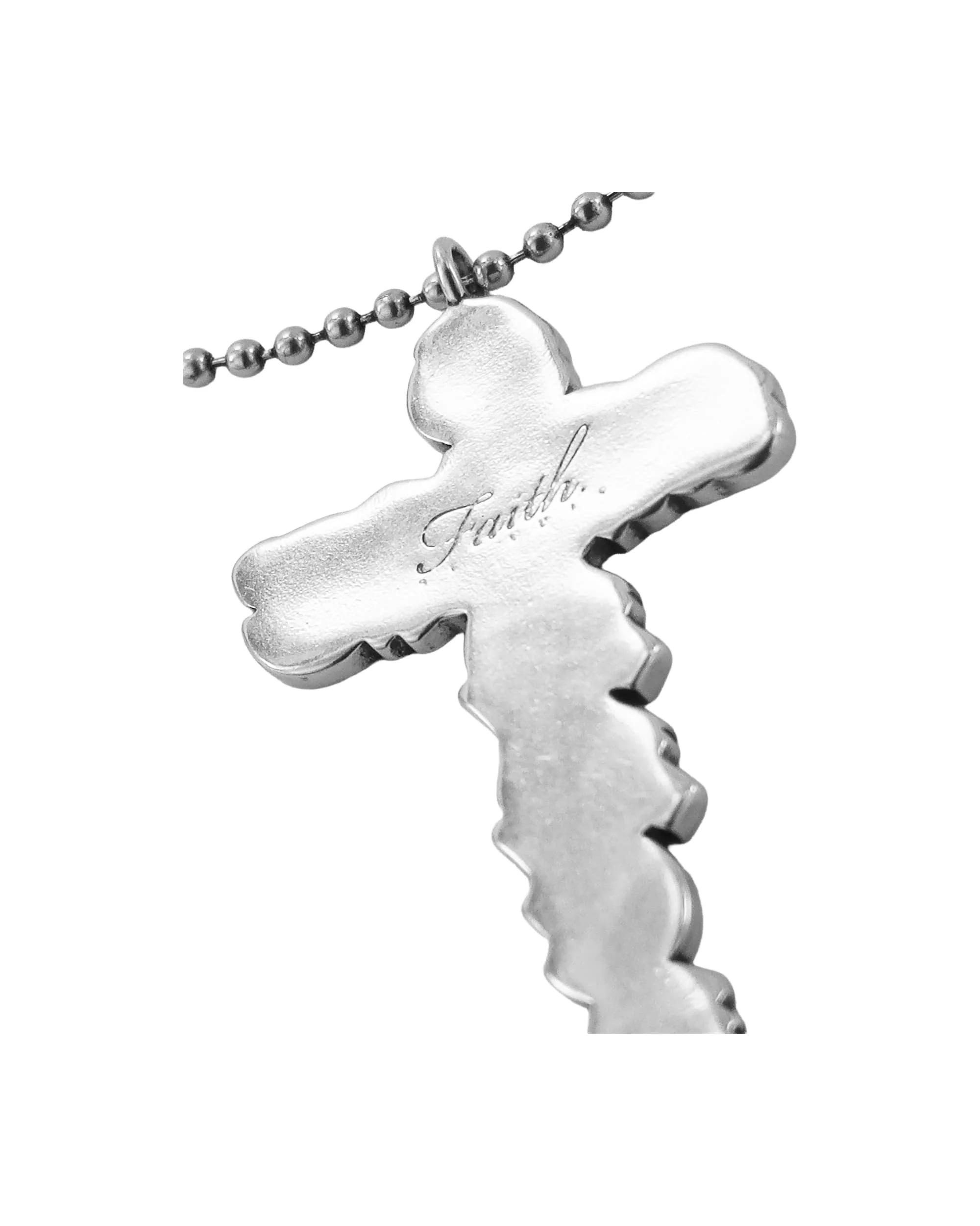 Silver SAINT SINNER Necklace - Image 2