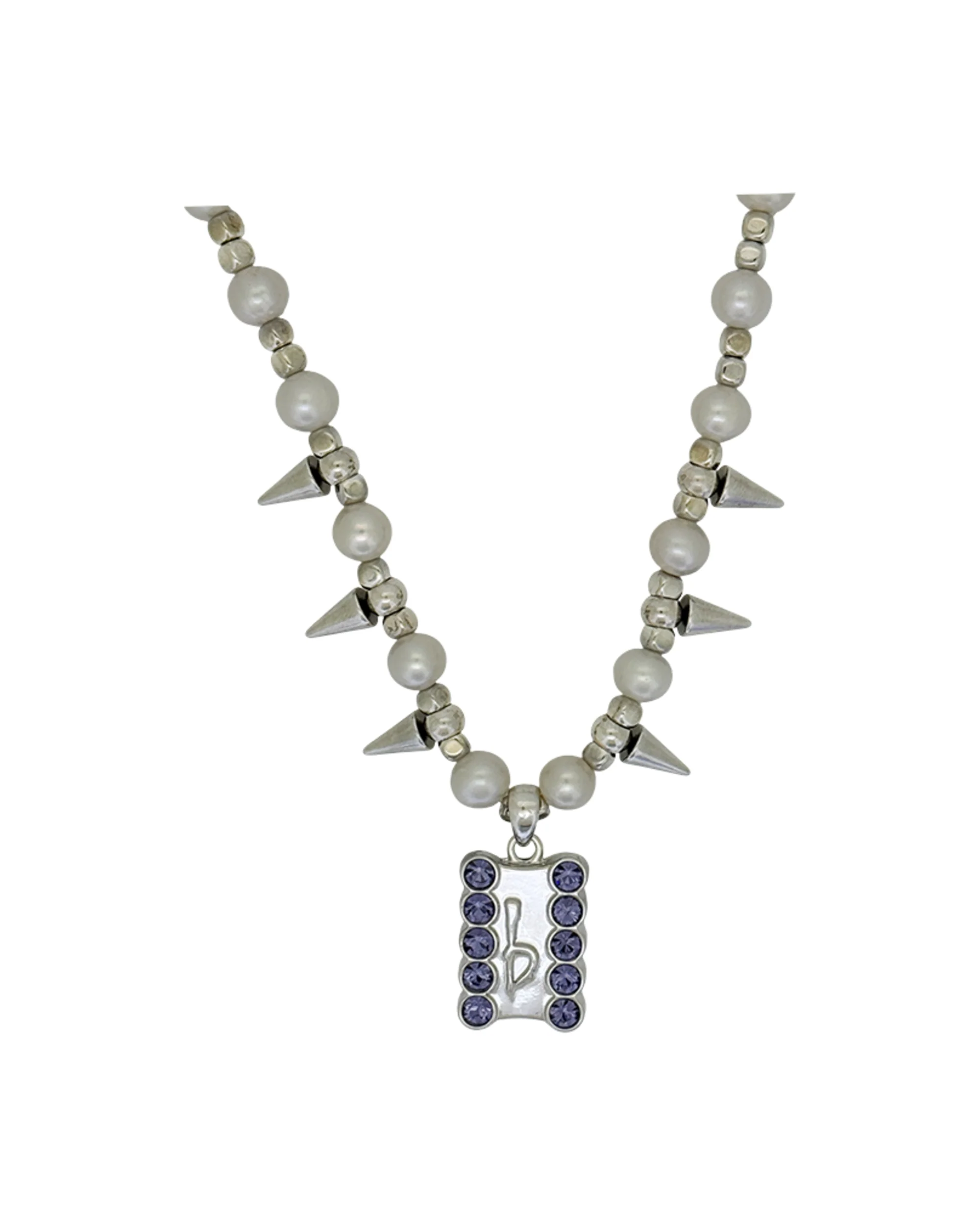 Silver Spikes – Pearl / Tanzanite
