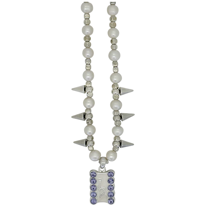 Silver Spikes – Pearl / Tanzanite - Image 7