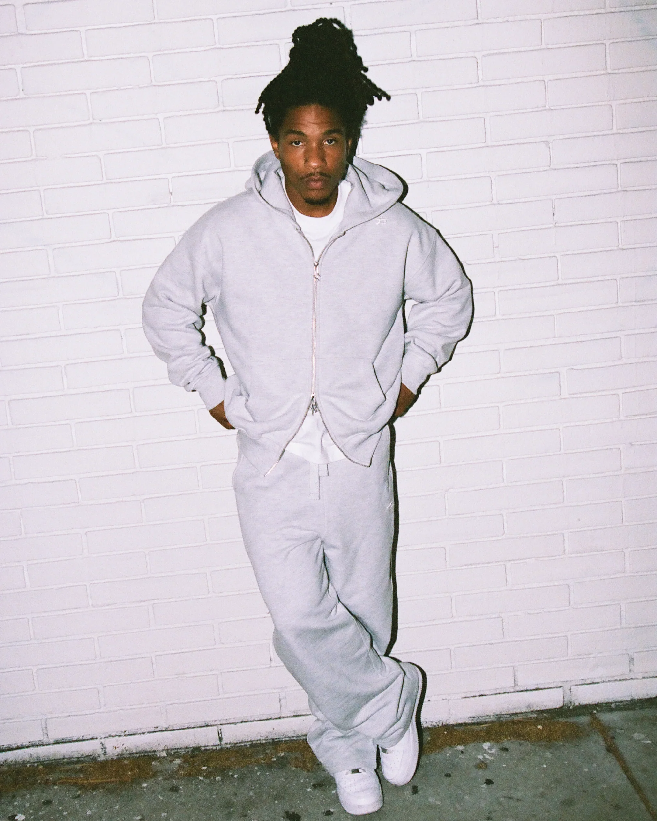 SKIN SWEATPANTS GREY MELANGE - Image 11