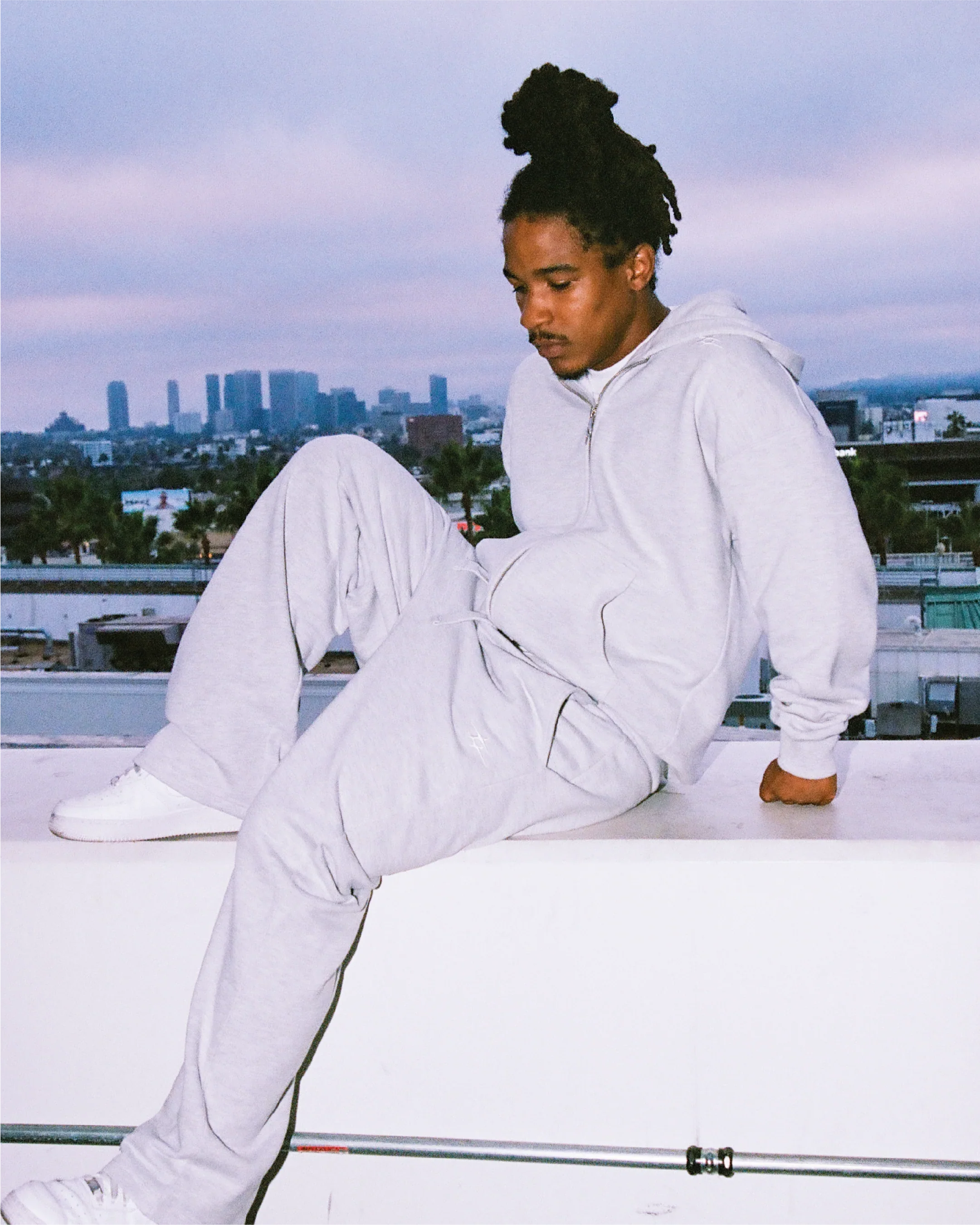 SKIN SWEATPANTS GREY MELANGE - Image 18