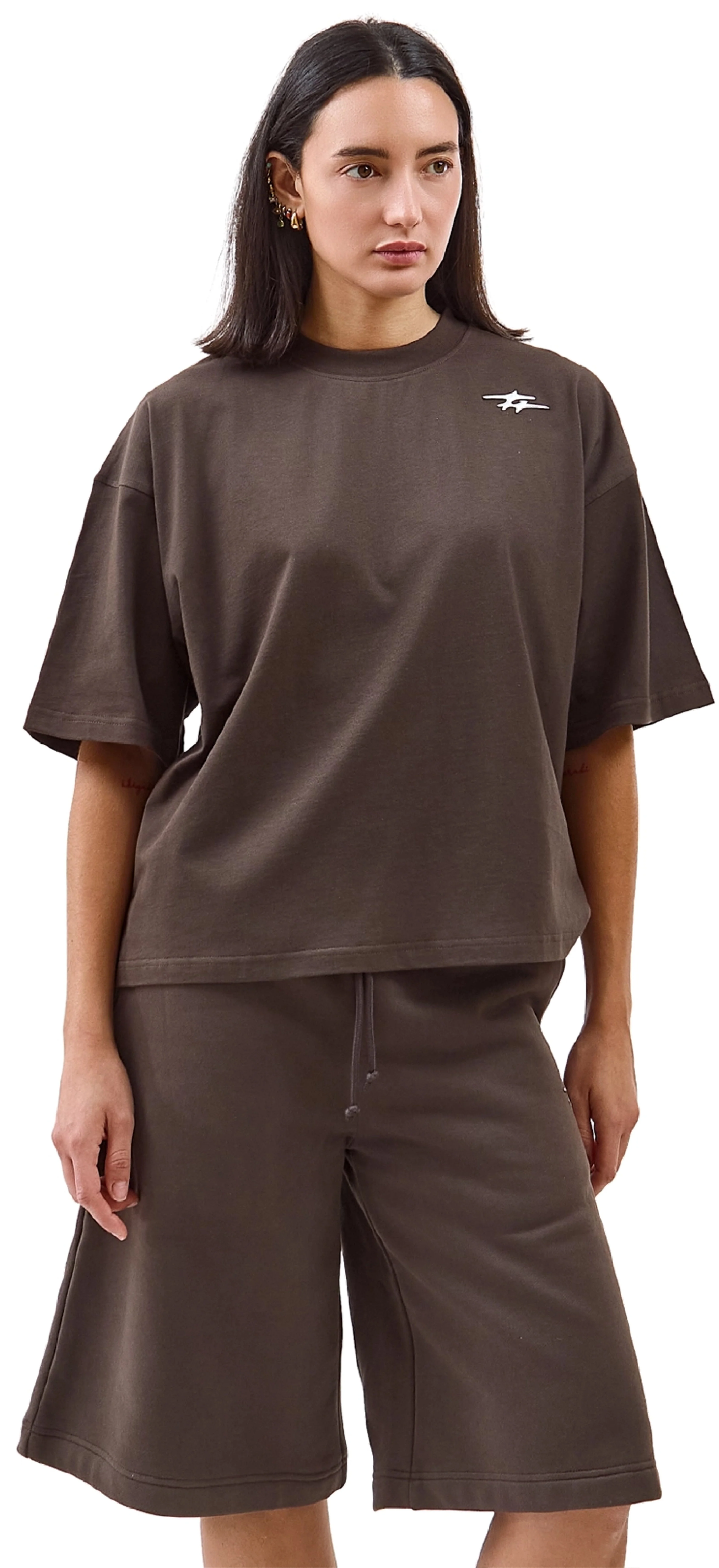 SKIN T-SHIRT BROWN - Image 7