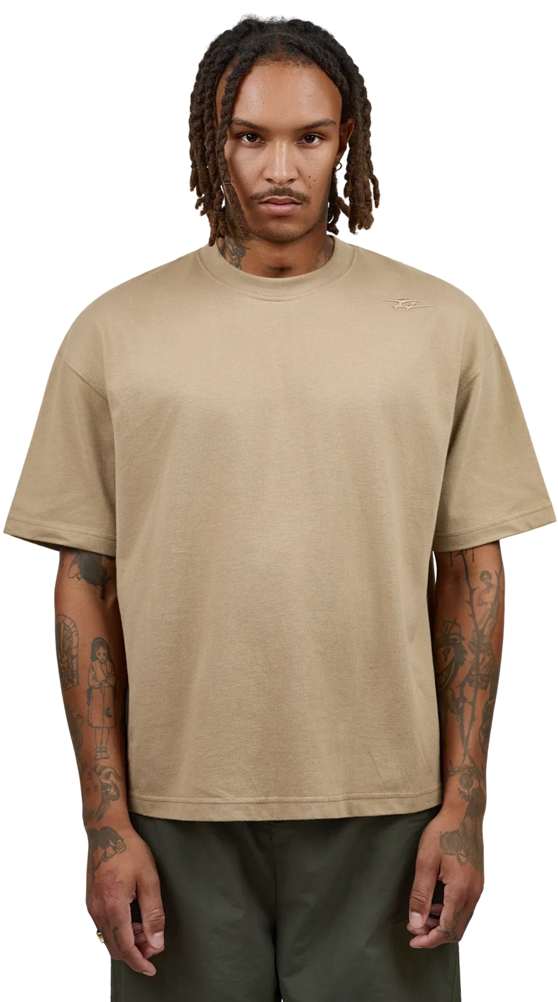 SKIN T-SHIRT CAMEL - Image 10