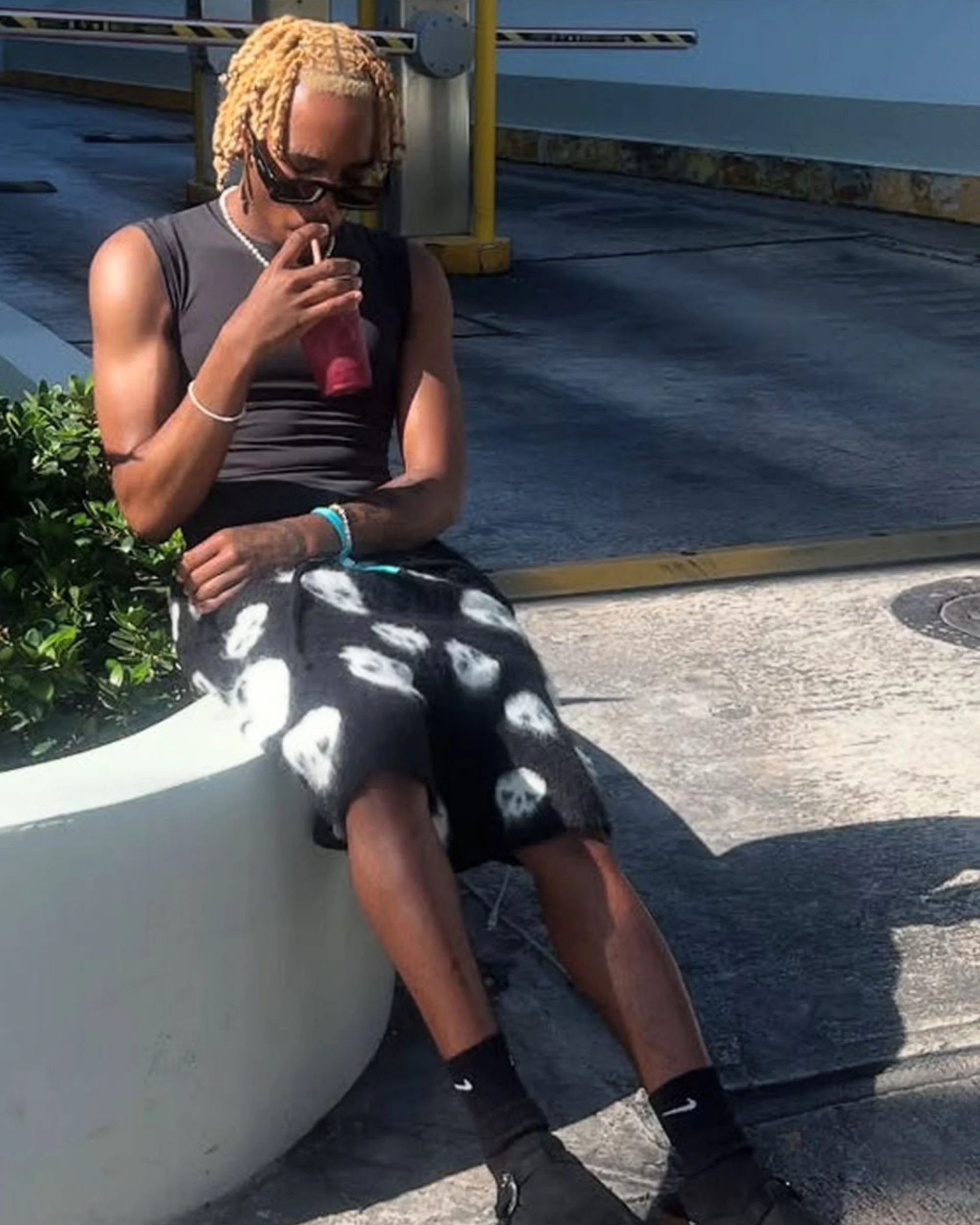 Skull Mohair Shorts - Image 2
