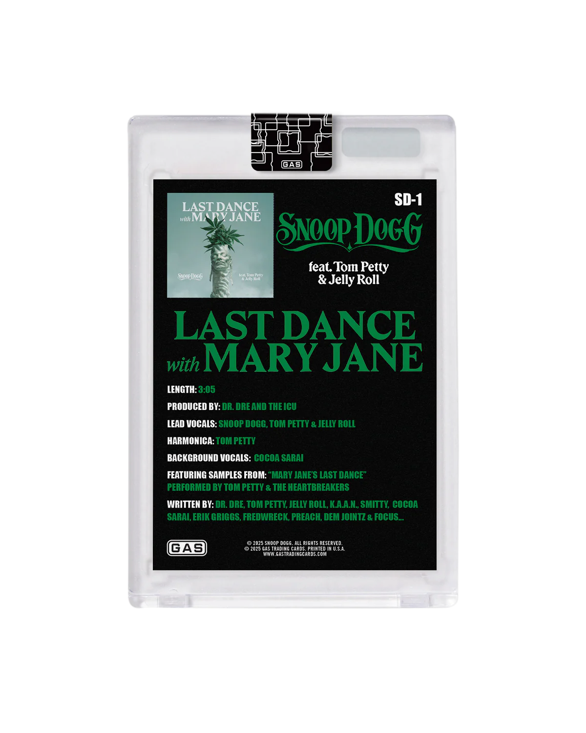 Snoop Dogg x GAS Trading Cards “Last Dance With Mary Jane” - Image 6