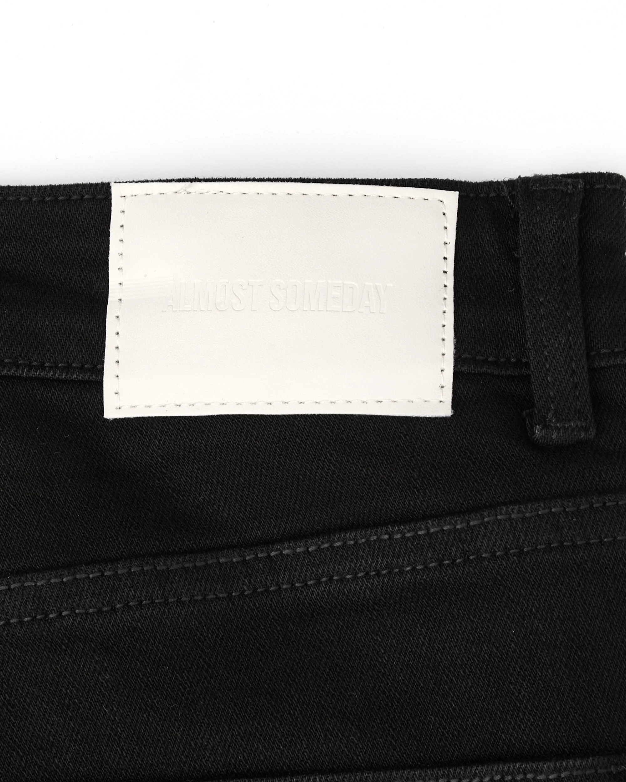 Solomon Rhinestone Straight Leg Denim - Black - Image 8