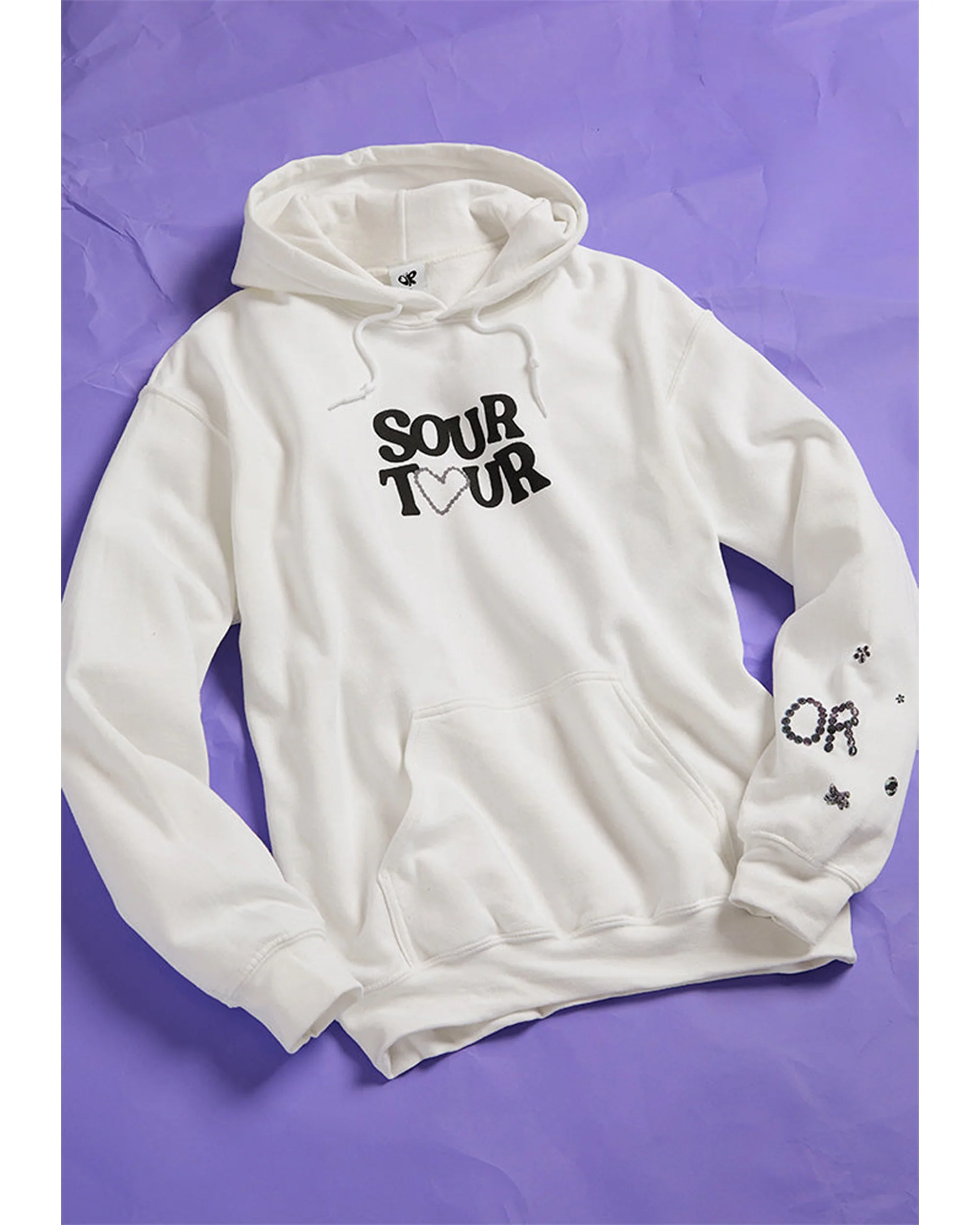 SOUR tour hoodie in white - Image 3