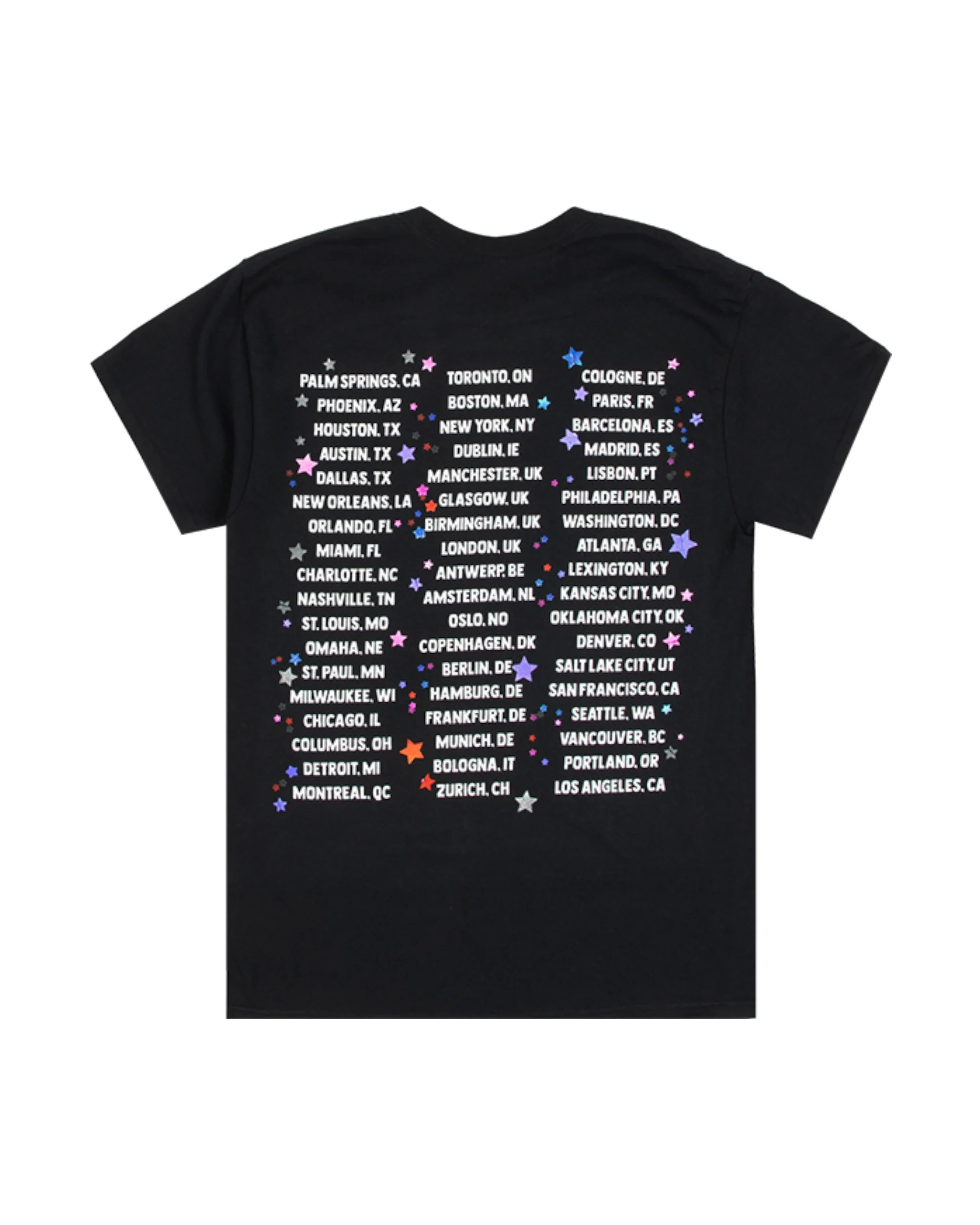 spill your GUTS live dateback t-shirt in black - Image 2