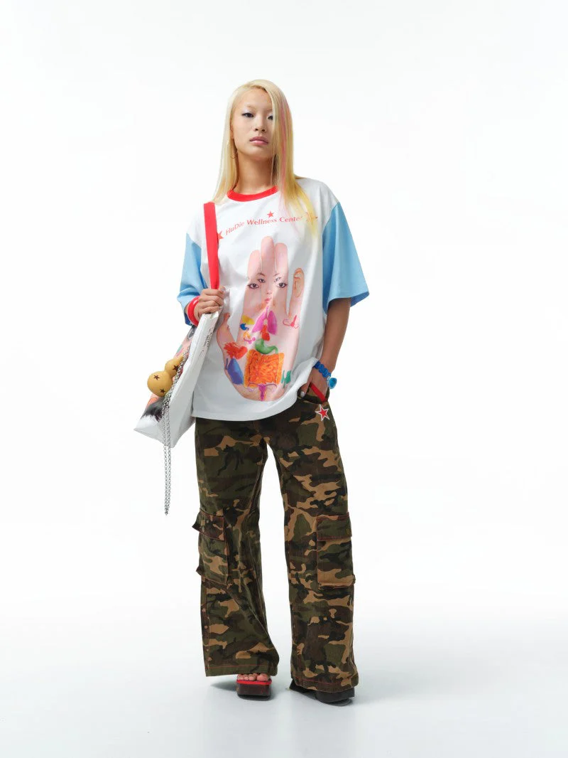 Star-Embroidered Camo Pants - Image 19