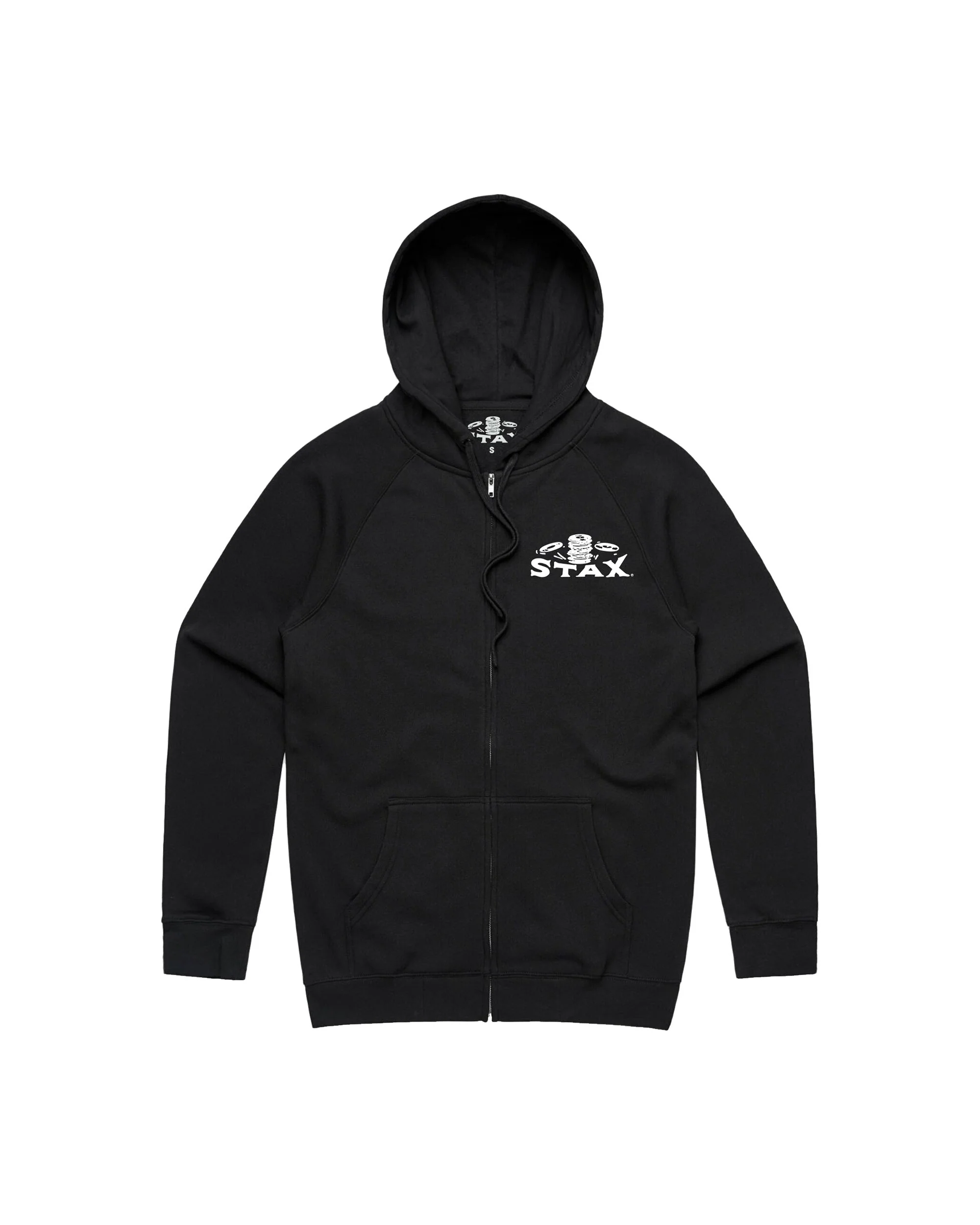 Stax Falling Records Logo Hoodie (Black)