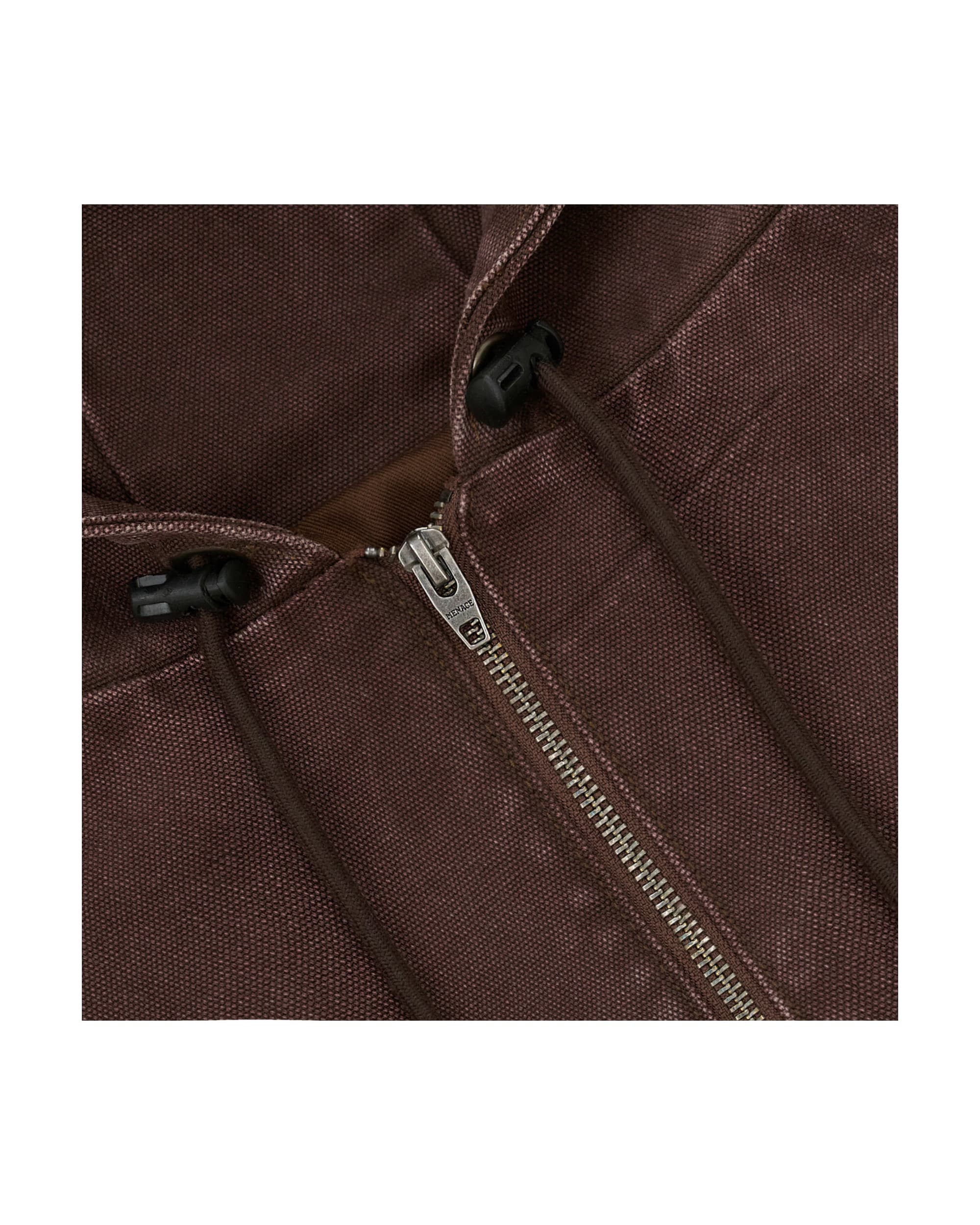 STEEL EMBOSSED CANVAS HOODED JACKET - Image 6