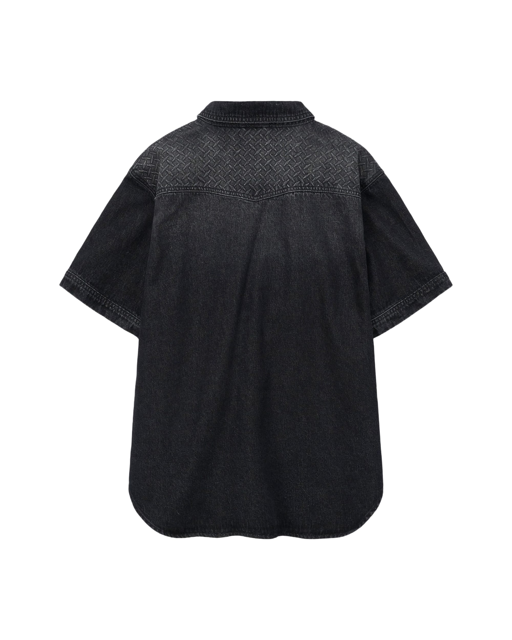 STEEL EMBOSSED DENIM WORK SHIRT - Image 7