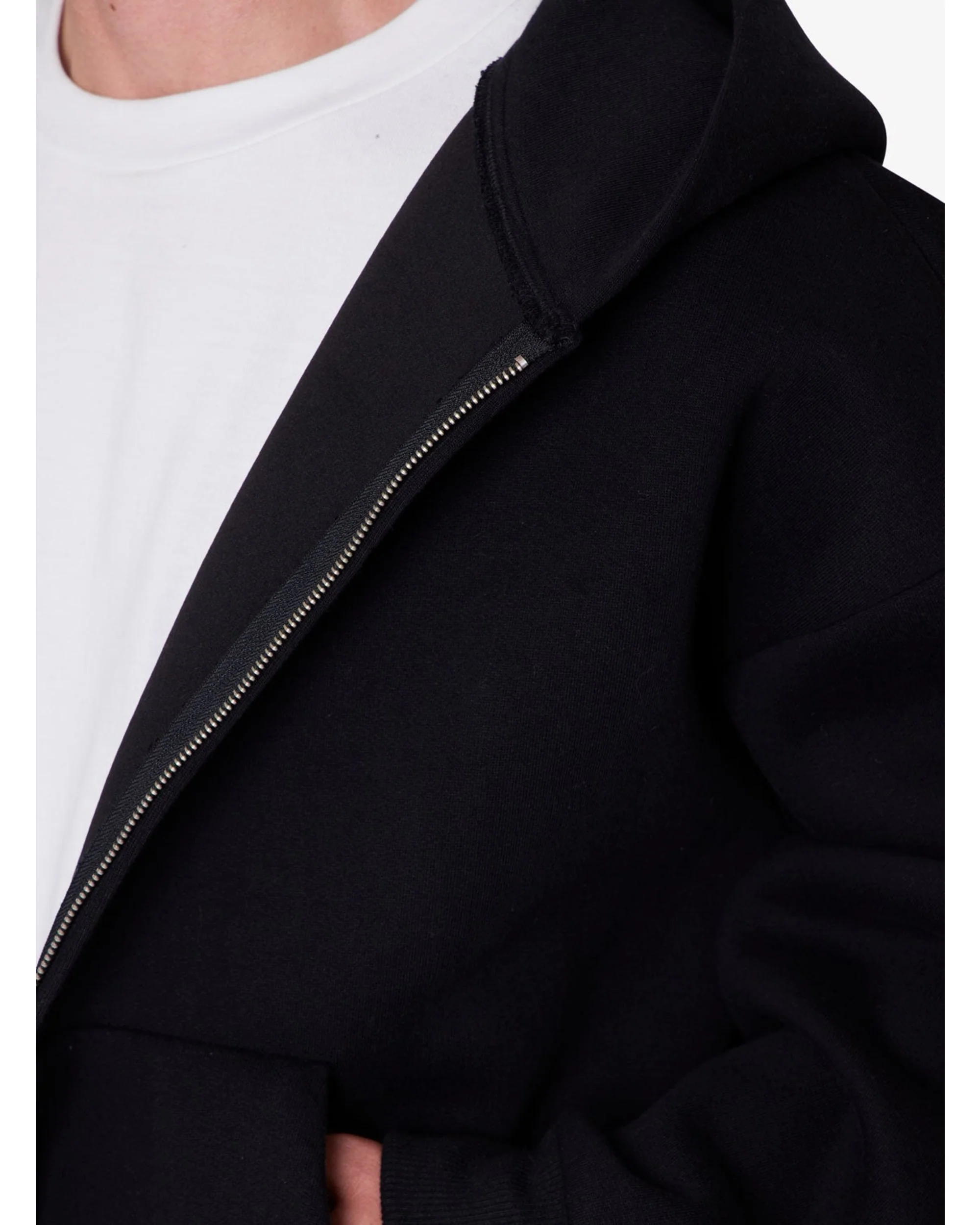 Stiff Lounge Zip Up Hoodie - Black - Image 8