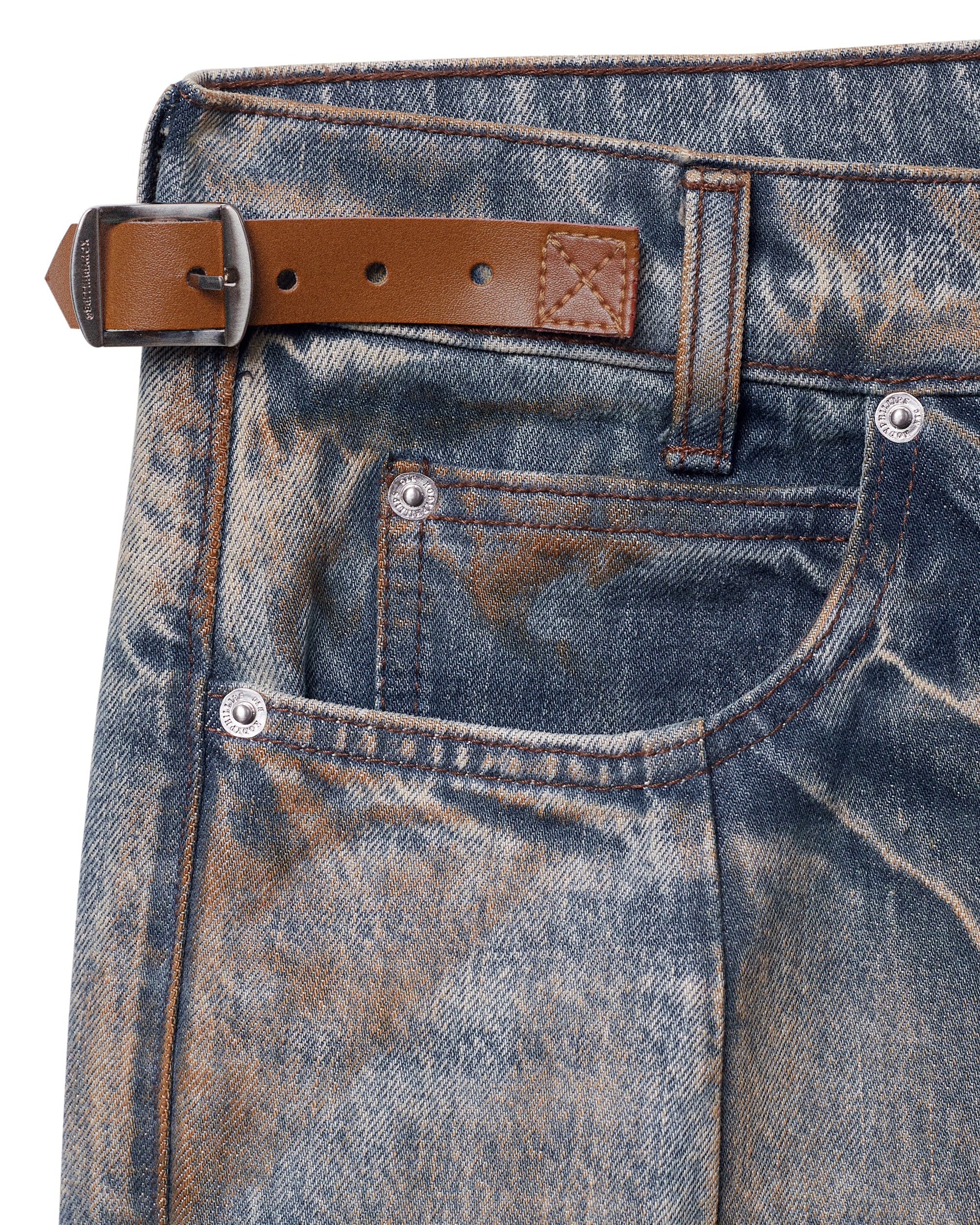 Straight Selvedge Jeans - Dirty Wash - Image 3