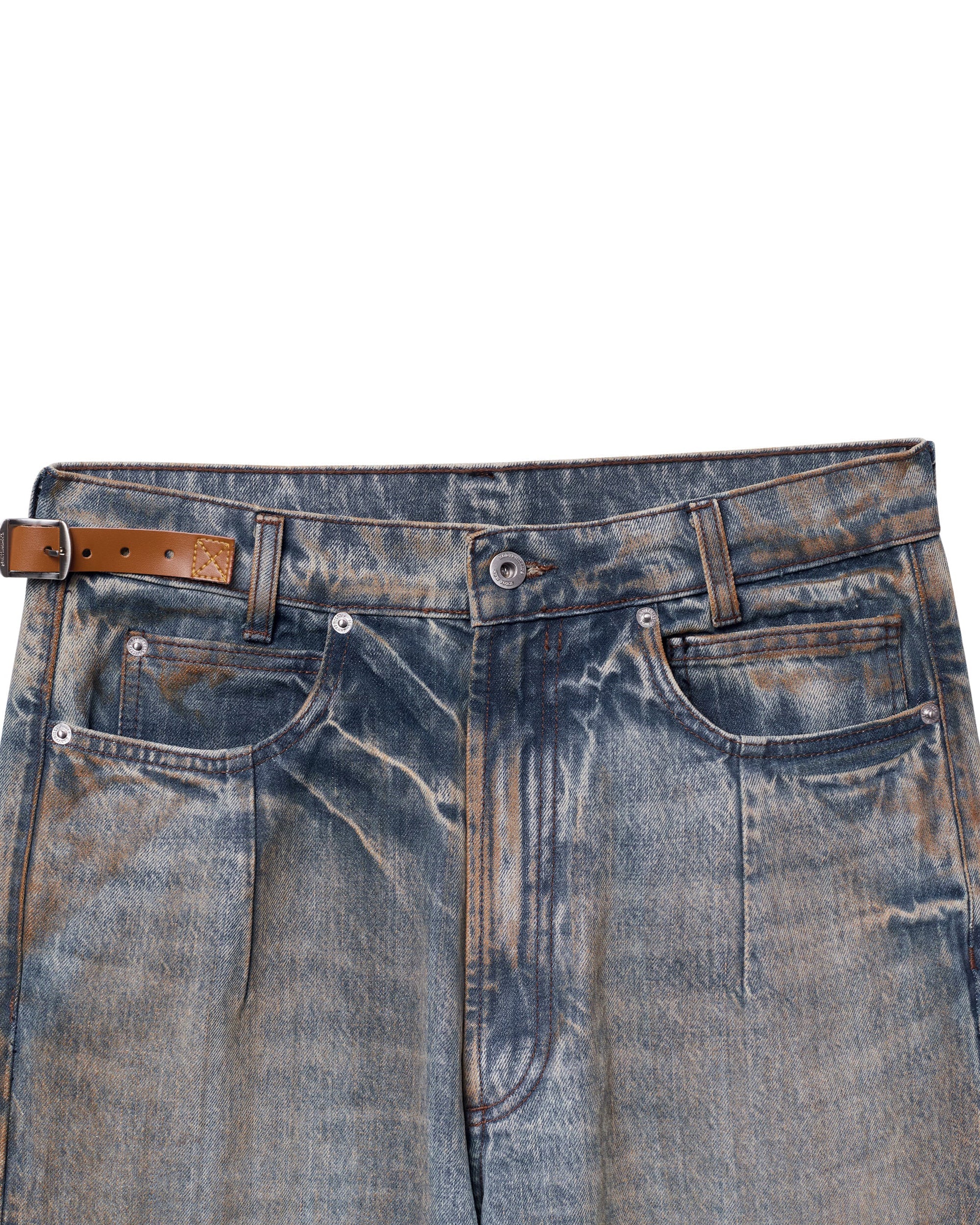 Straight Selvedge Jeans - Dirty Wash - Image 4