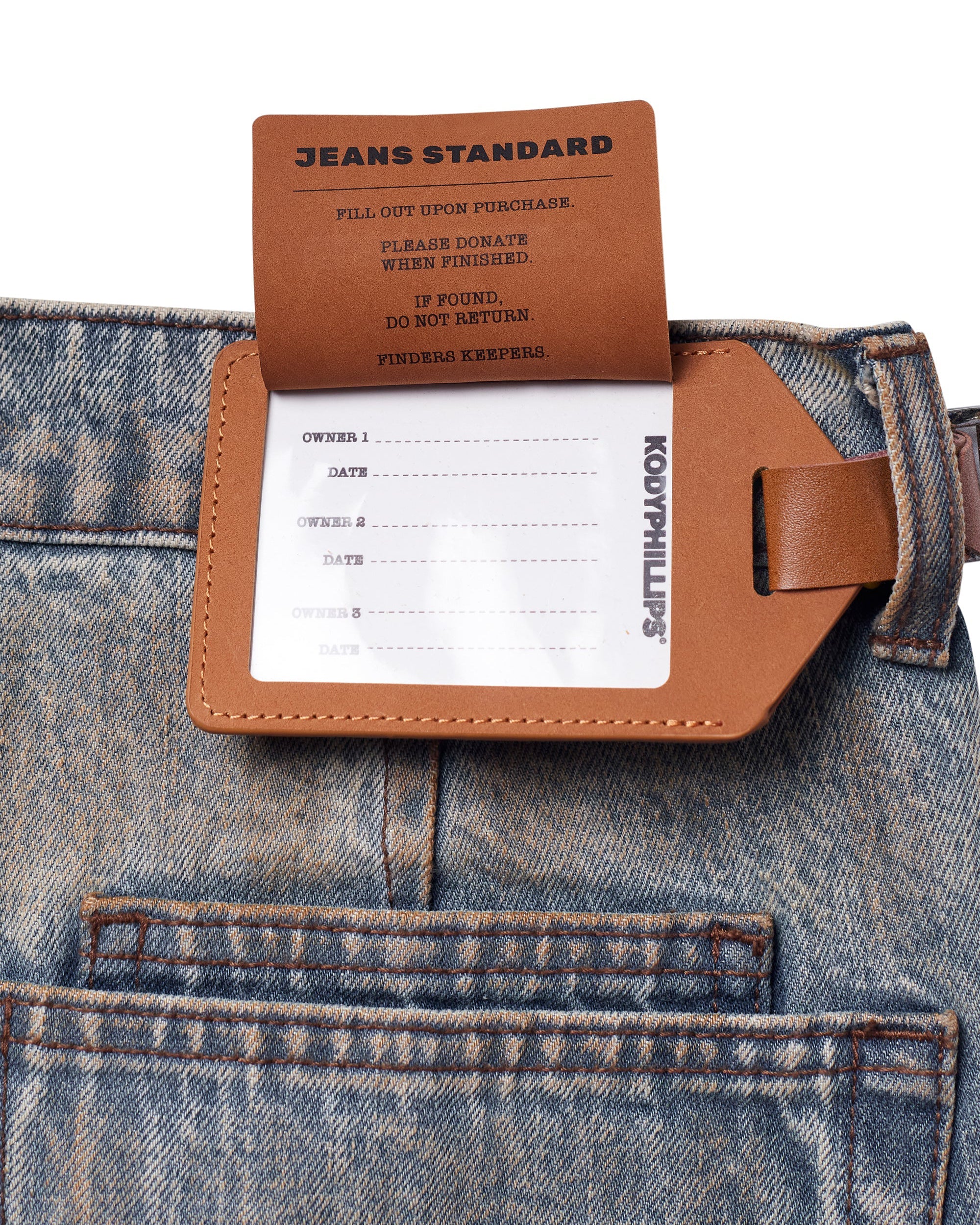 Straight Selvedge Jeans - Dirty Wash - Image 6