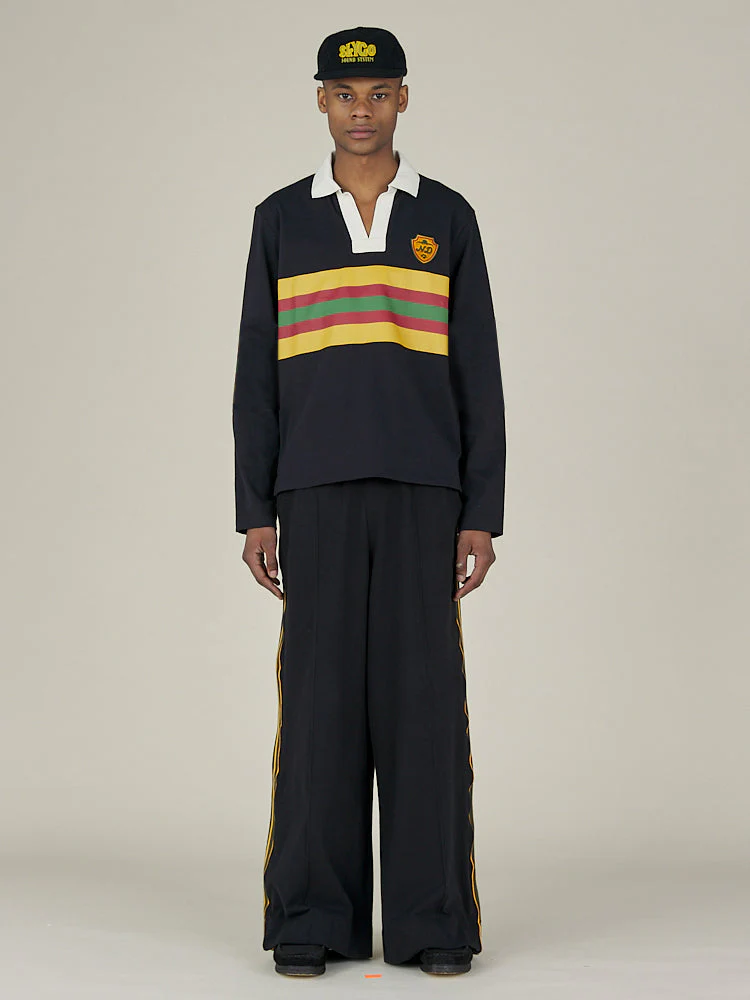 STRIPED RUGBY - BLACK - Image 17