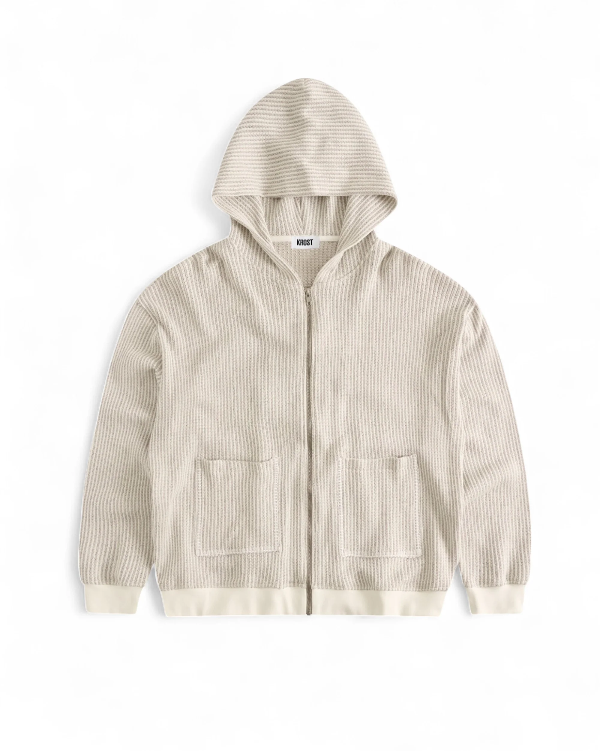 Striped Zip Hoodie
