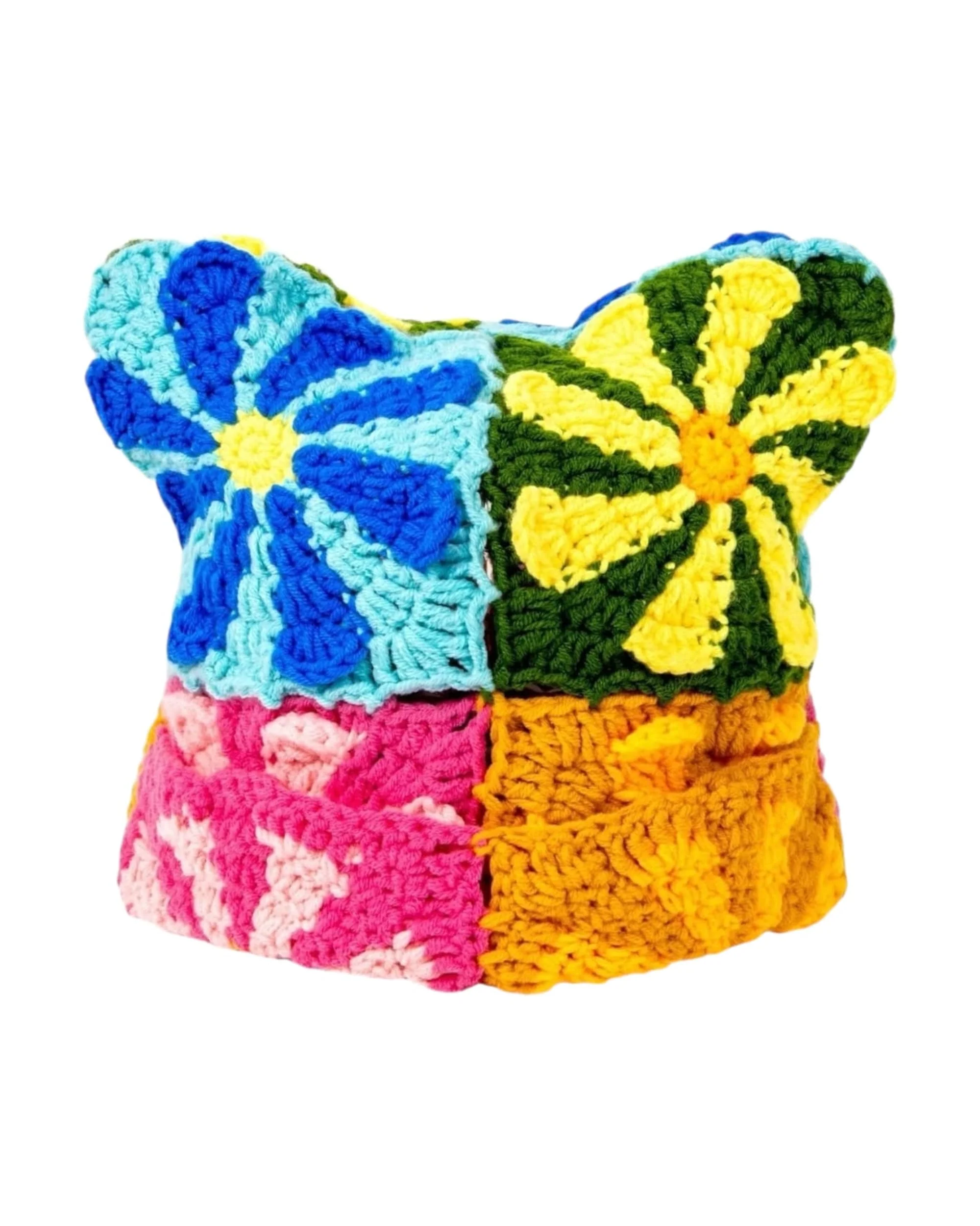 Summer Bonanza Crochet Cat Hat