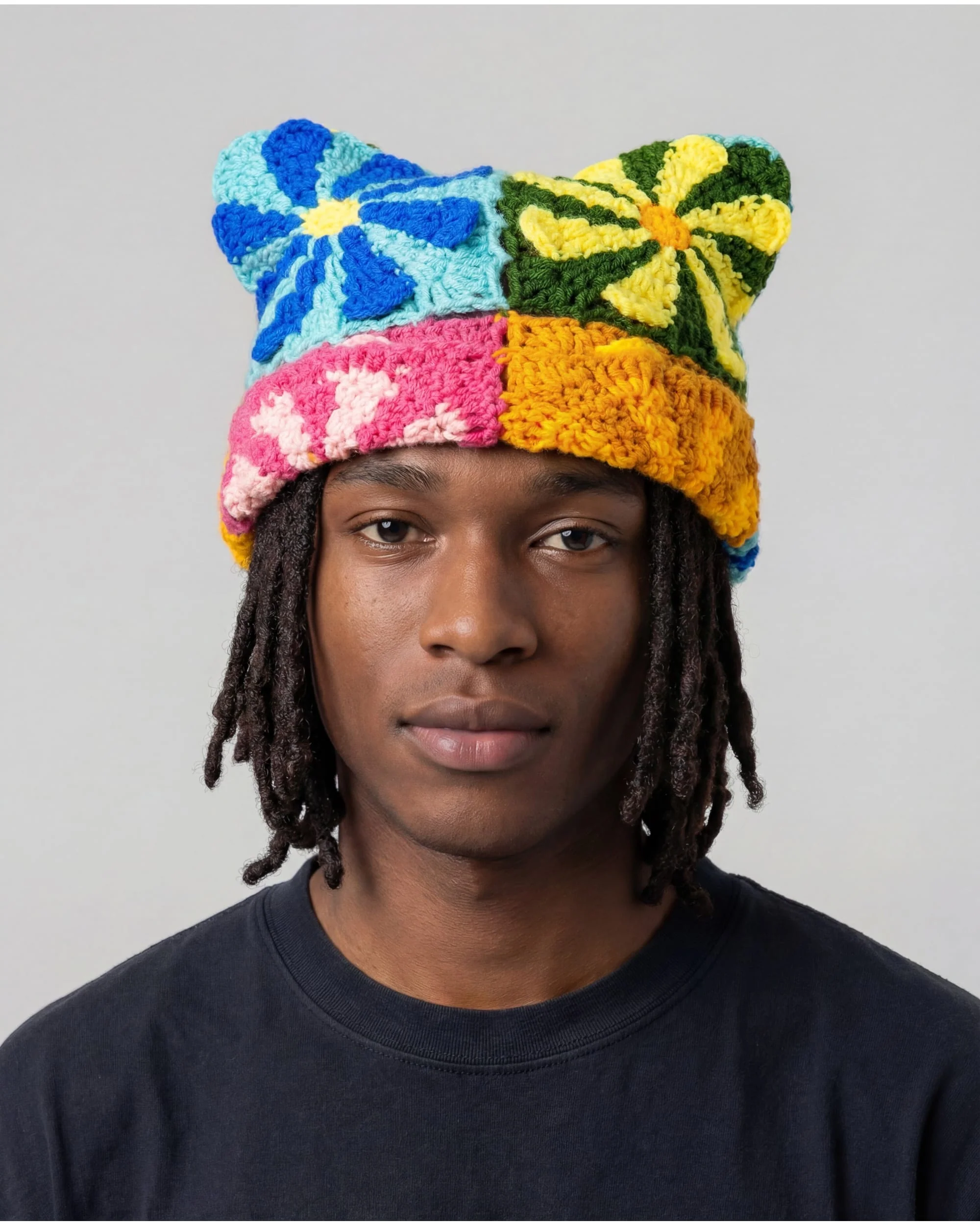 Summer Bonanza Crochet Cat Hat - Image 3