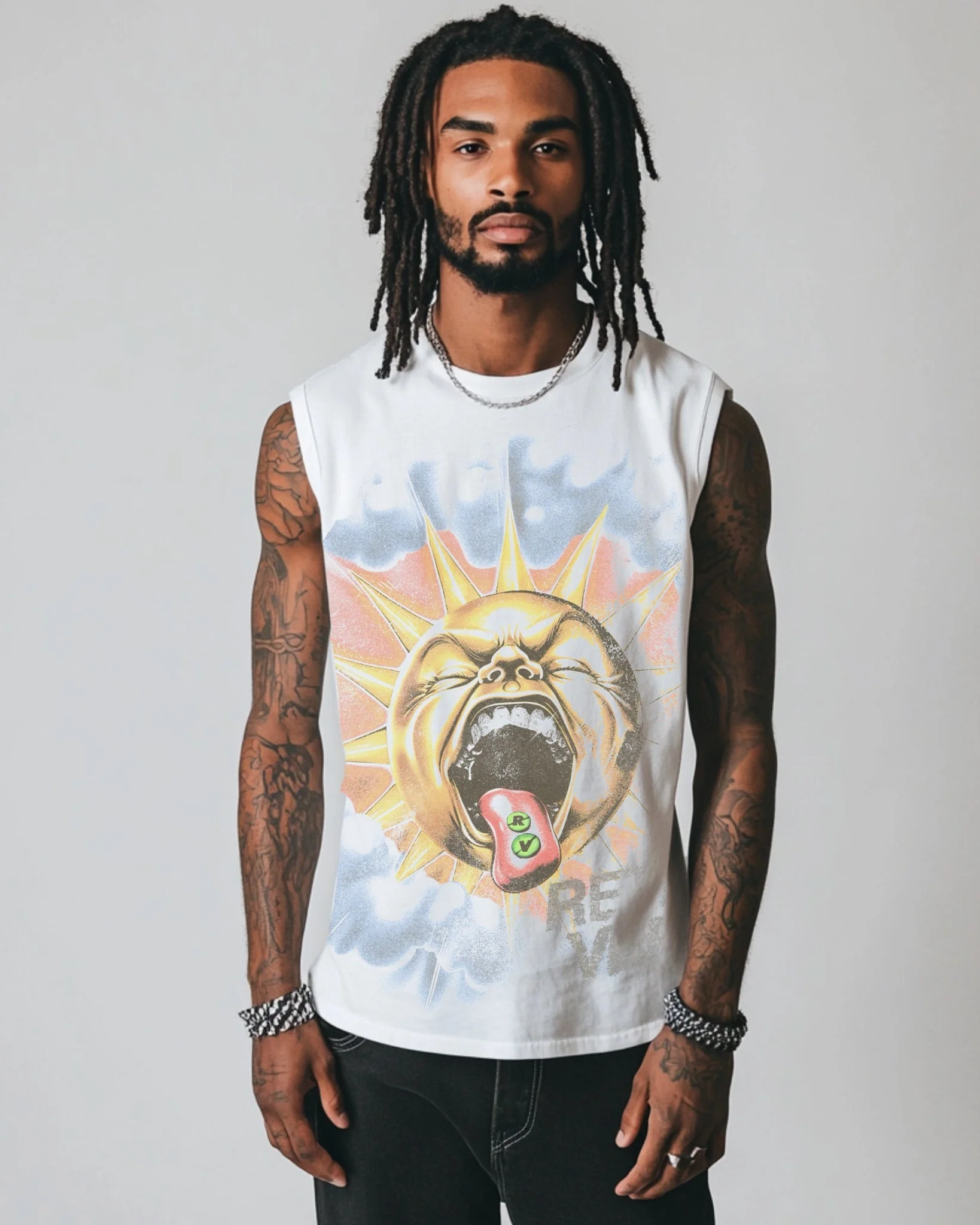 SUN TONGUE TEE CUT-OFF - Image 3