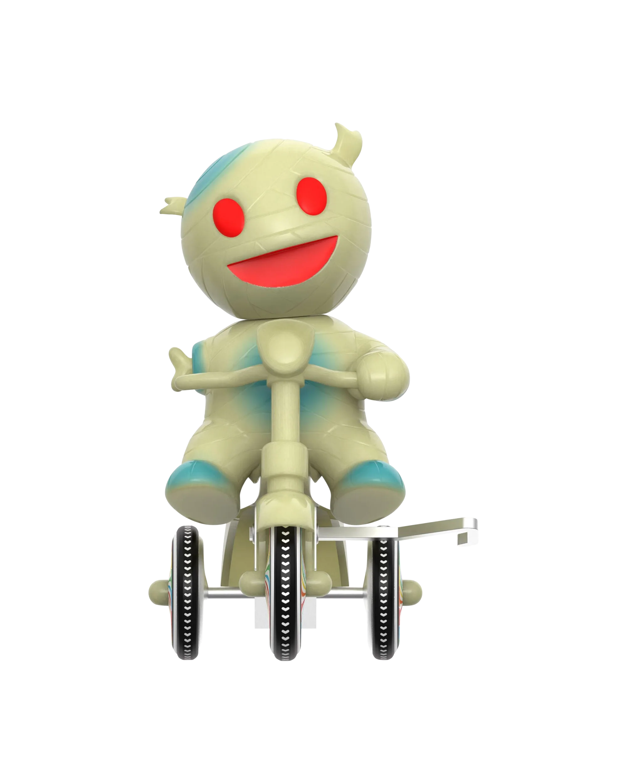 Super7 Super Cycles - Mummy Boy (Glow w/ Glow Trike) - Image 3