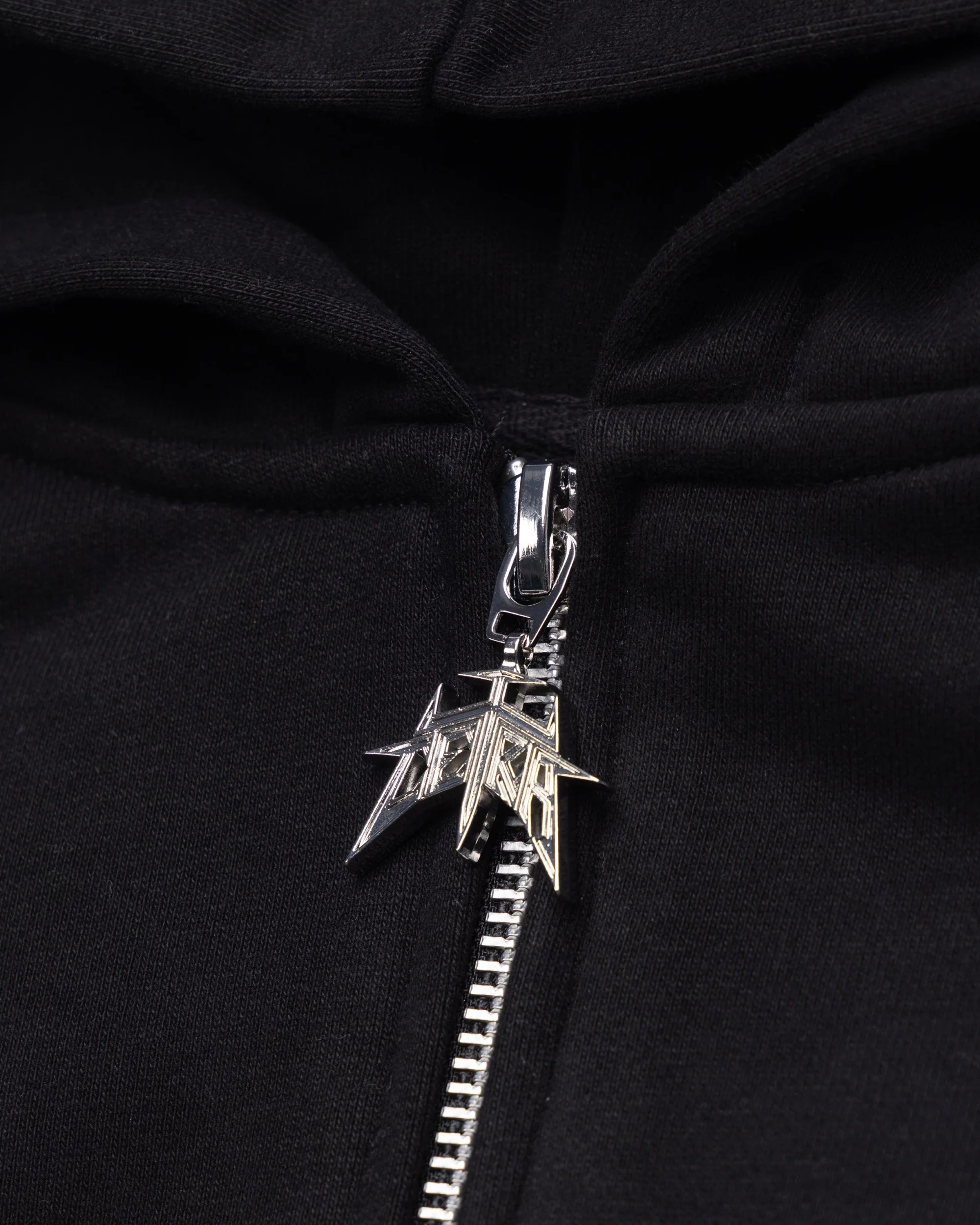 SUPERIOR BLACK ZIP HOODIE - Image 4
