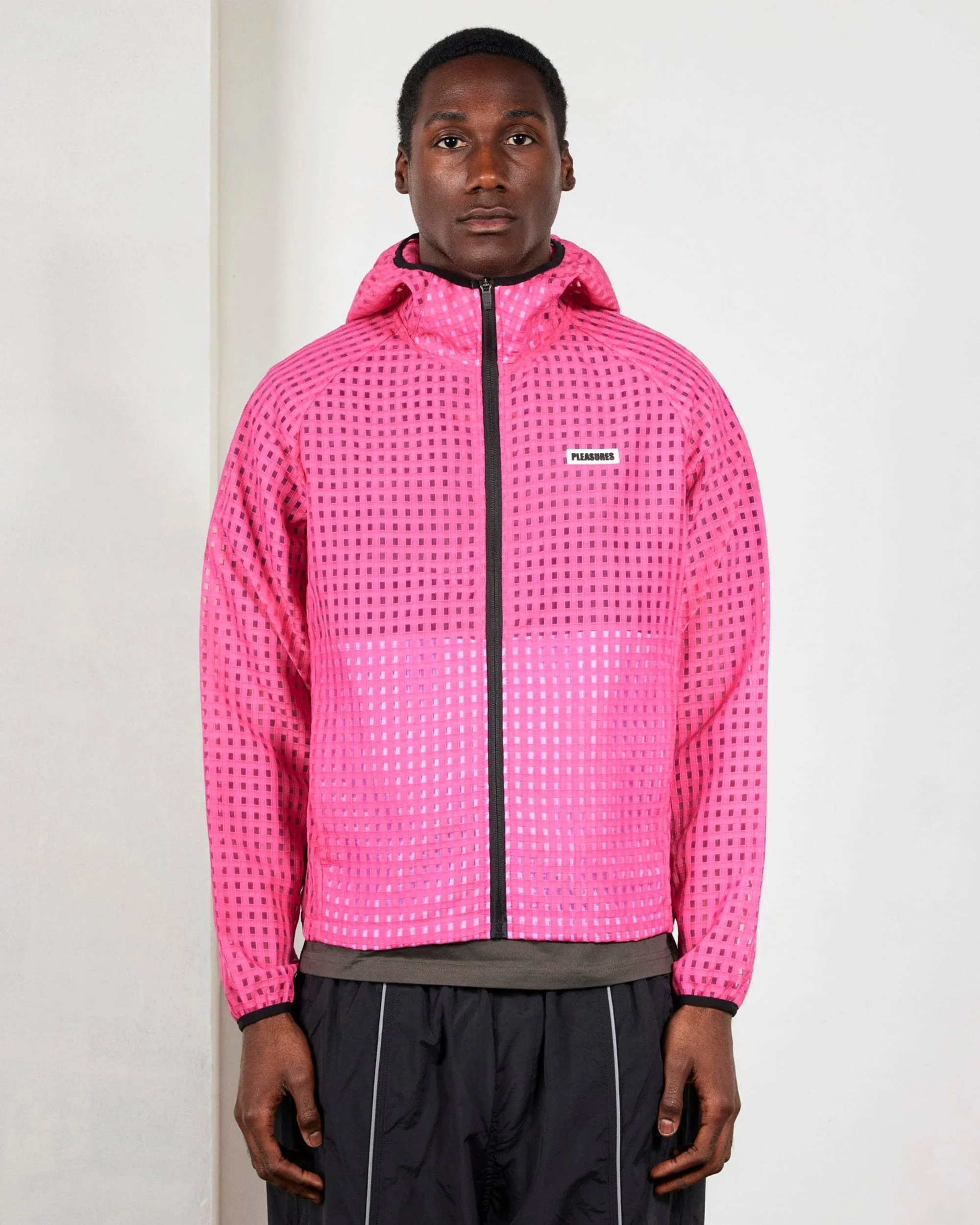SYSTEM PLAID HOODED JACKET - Image 2