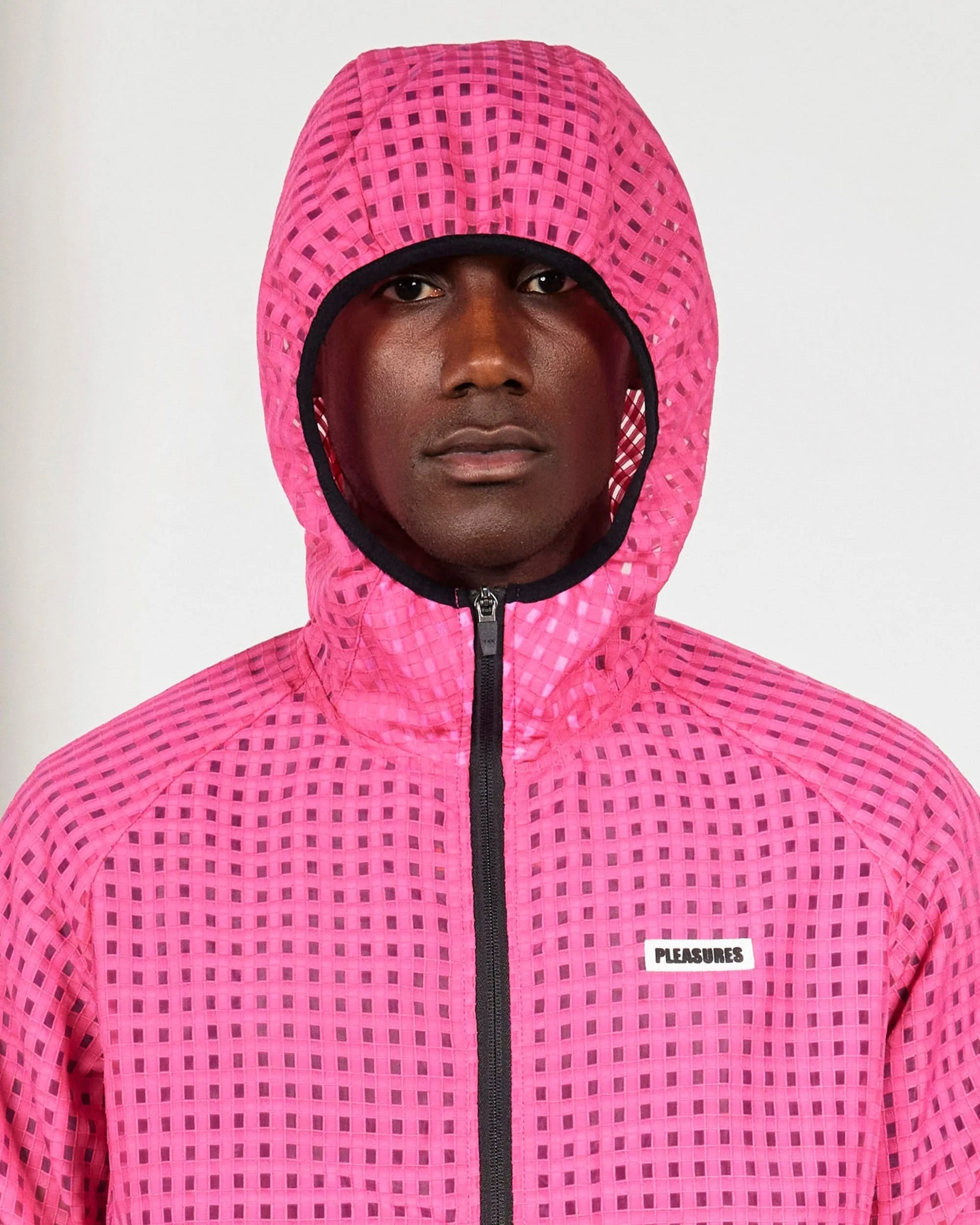 SYSTEM PLAID HOODED JACKET - Image 7