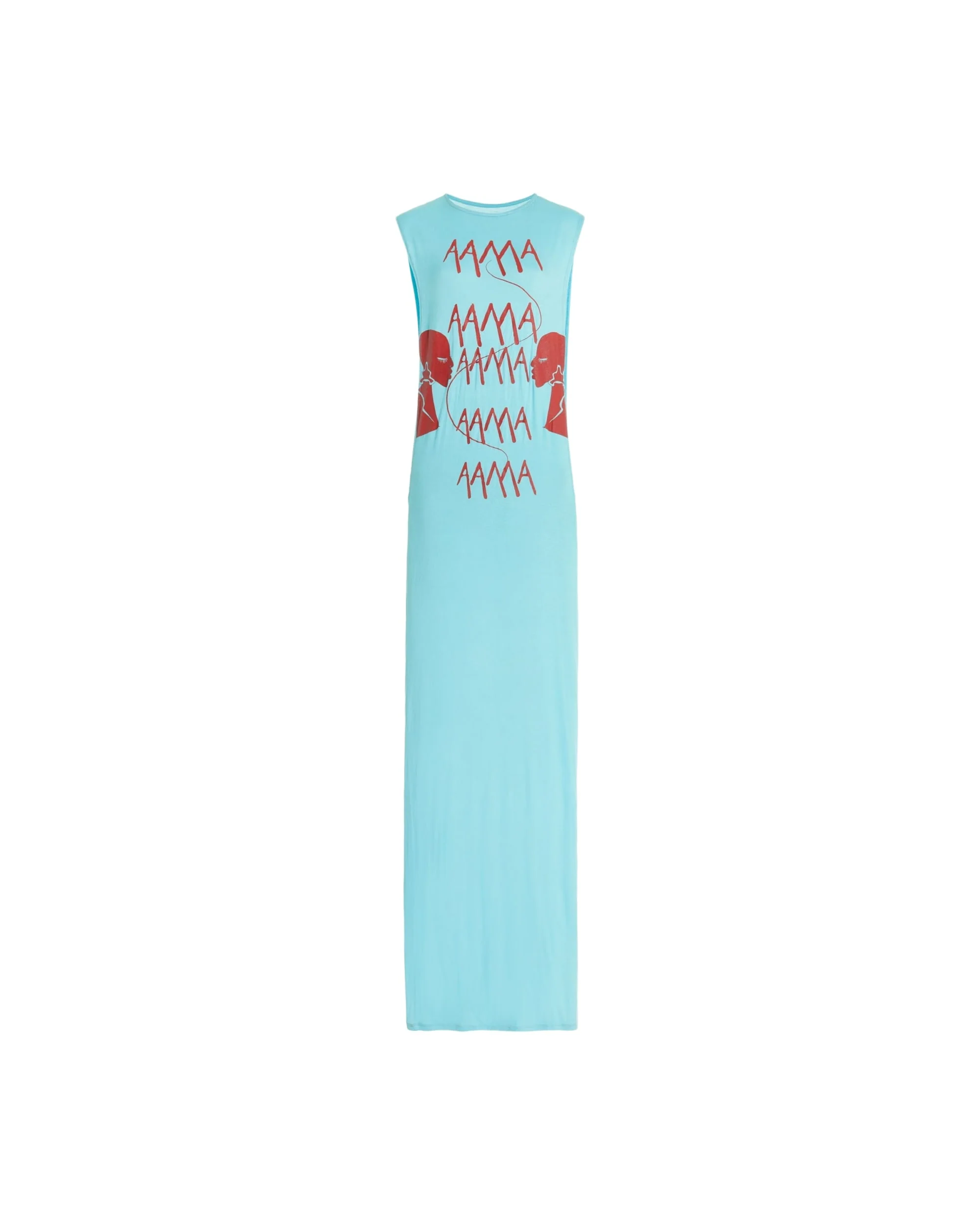 T-Shirt Red Silhouette Dress