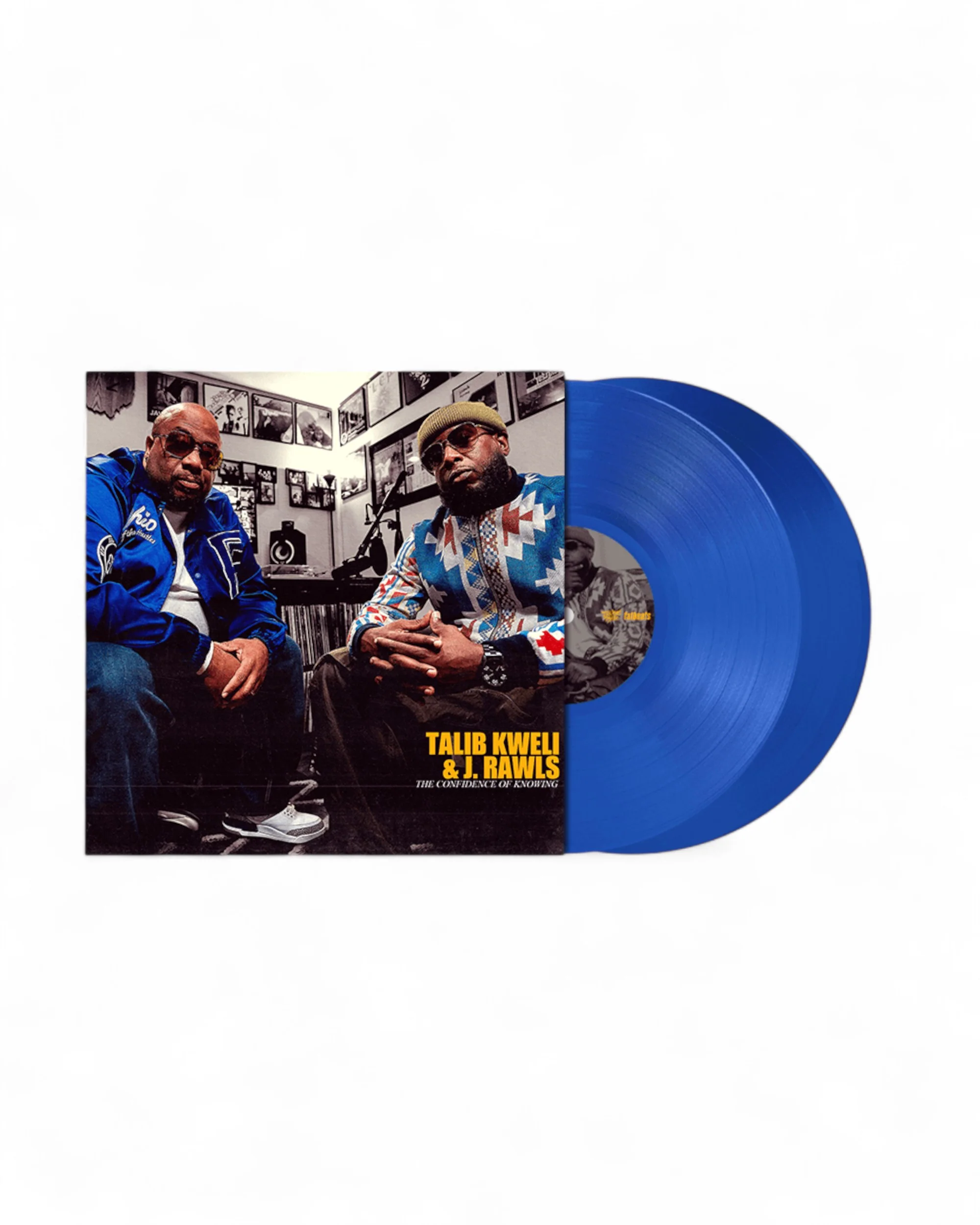 Talib Kweli & J. Rawls - The Confidence Of Knowing (2xLP - Cobalt Blue Vinyl - Fat Beats Exclusive)