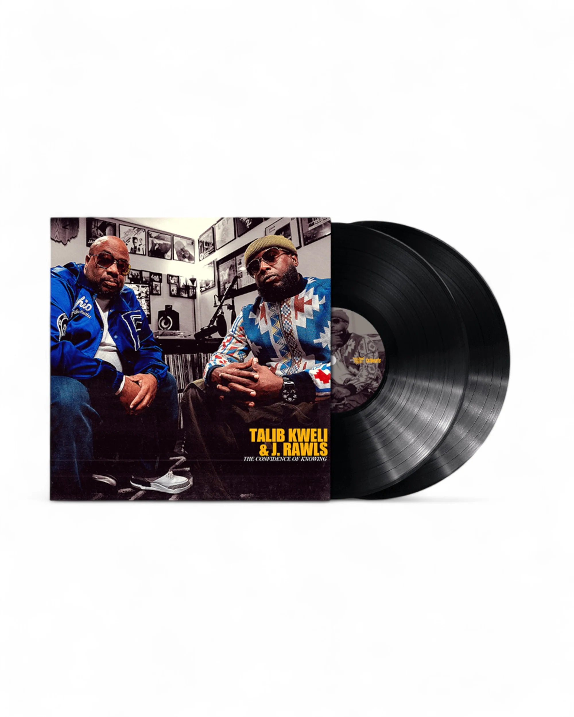 Talib Kweli & J. Rawls - The Confidence Of Knowing (2xLP - Cobalt Blue Vinyl - Fat Beats Exclusive) - Image 2
