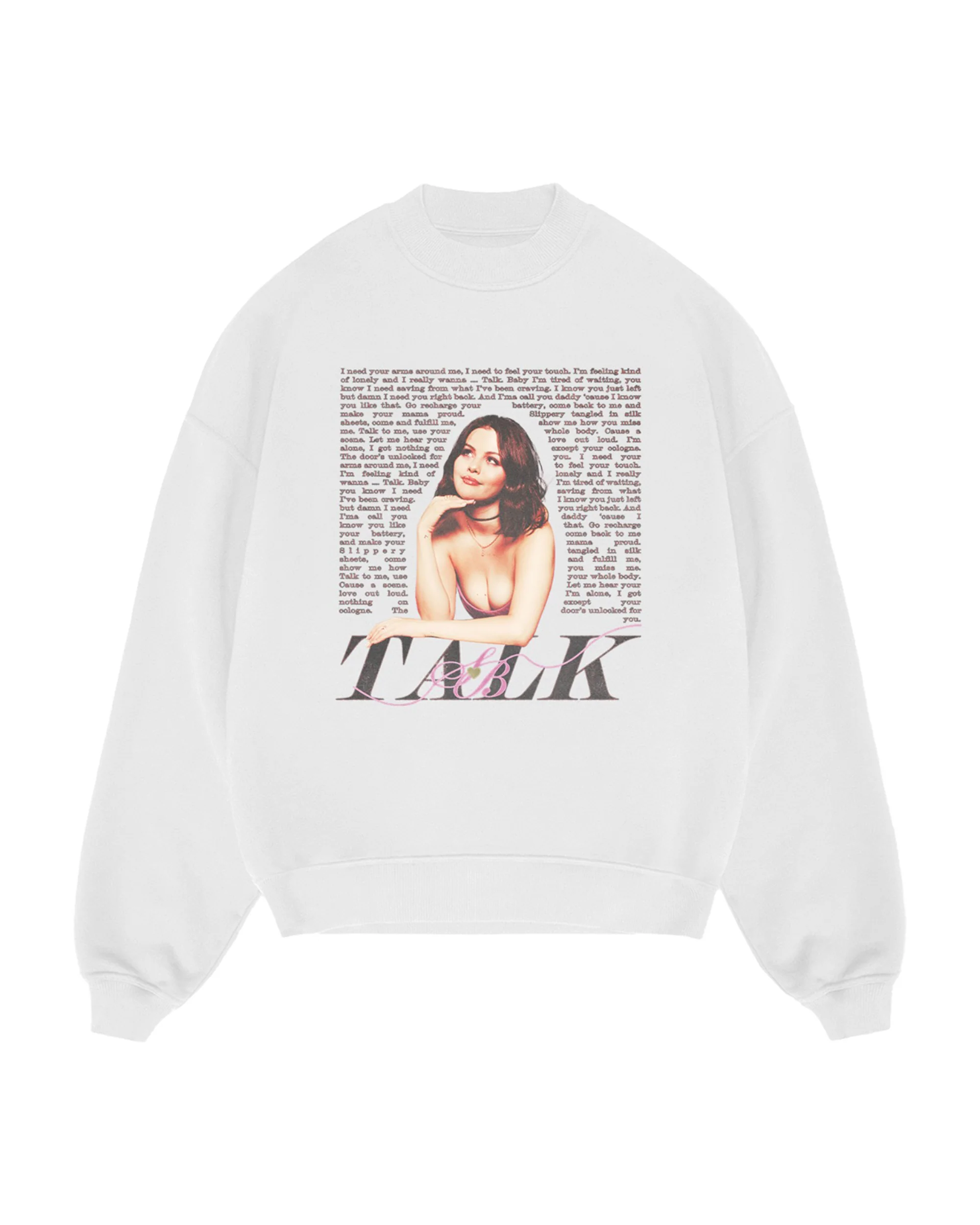 The Selena Gomez Talk Crewneck Pullover
