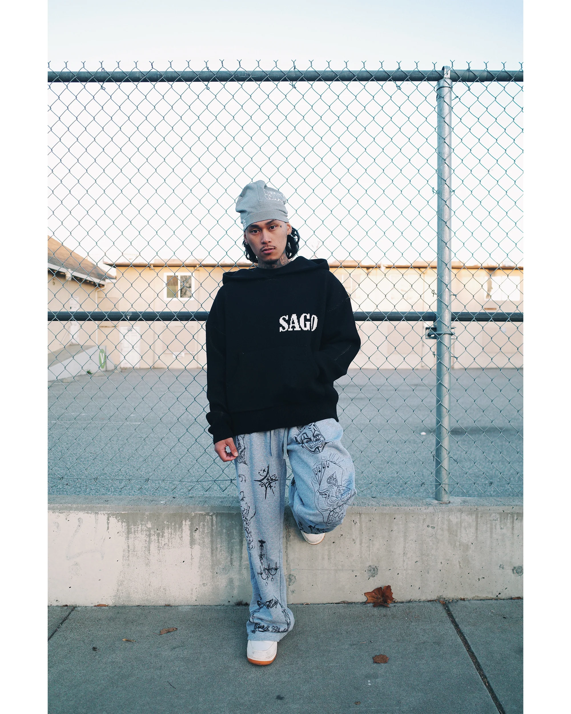 Tattoo sweats (gray) - Image 3