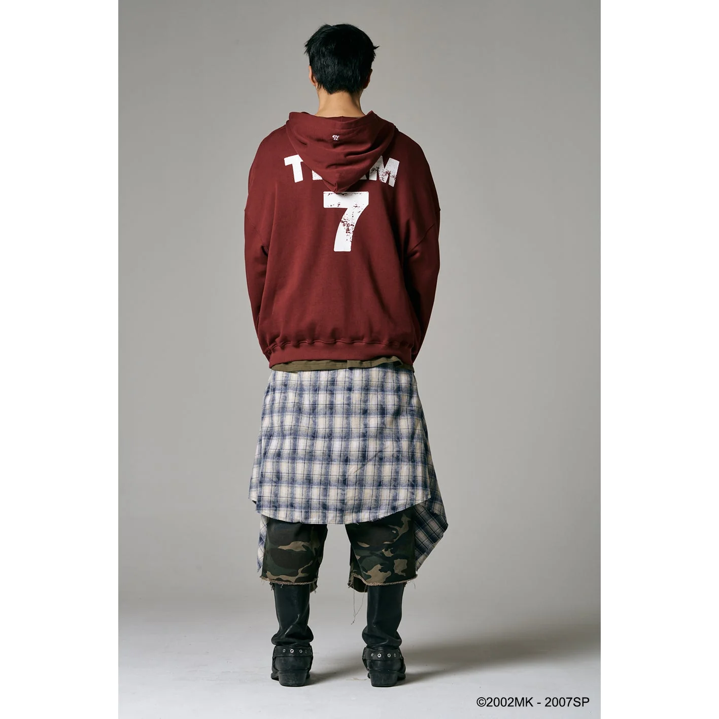 TEAM 7 HOODIE - BURGUNDY - Image 32