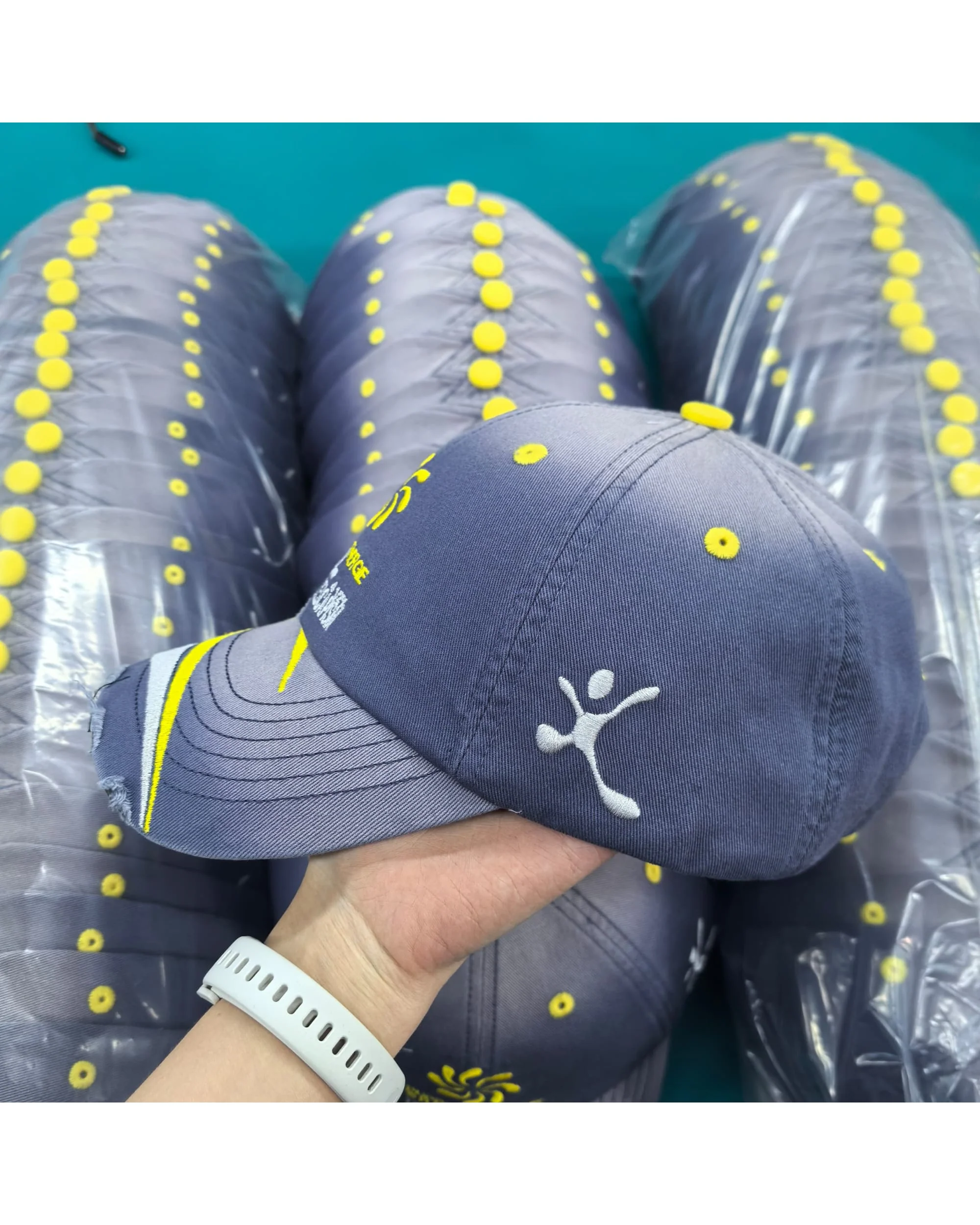 Technician Cap in Washed Blue - Image 3