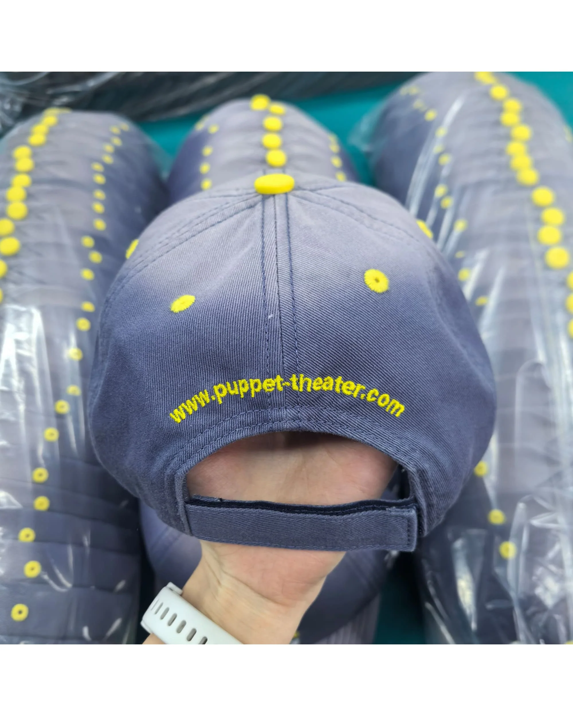 Technician Cap in Washed Blue - Image 4
