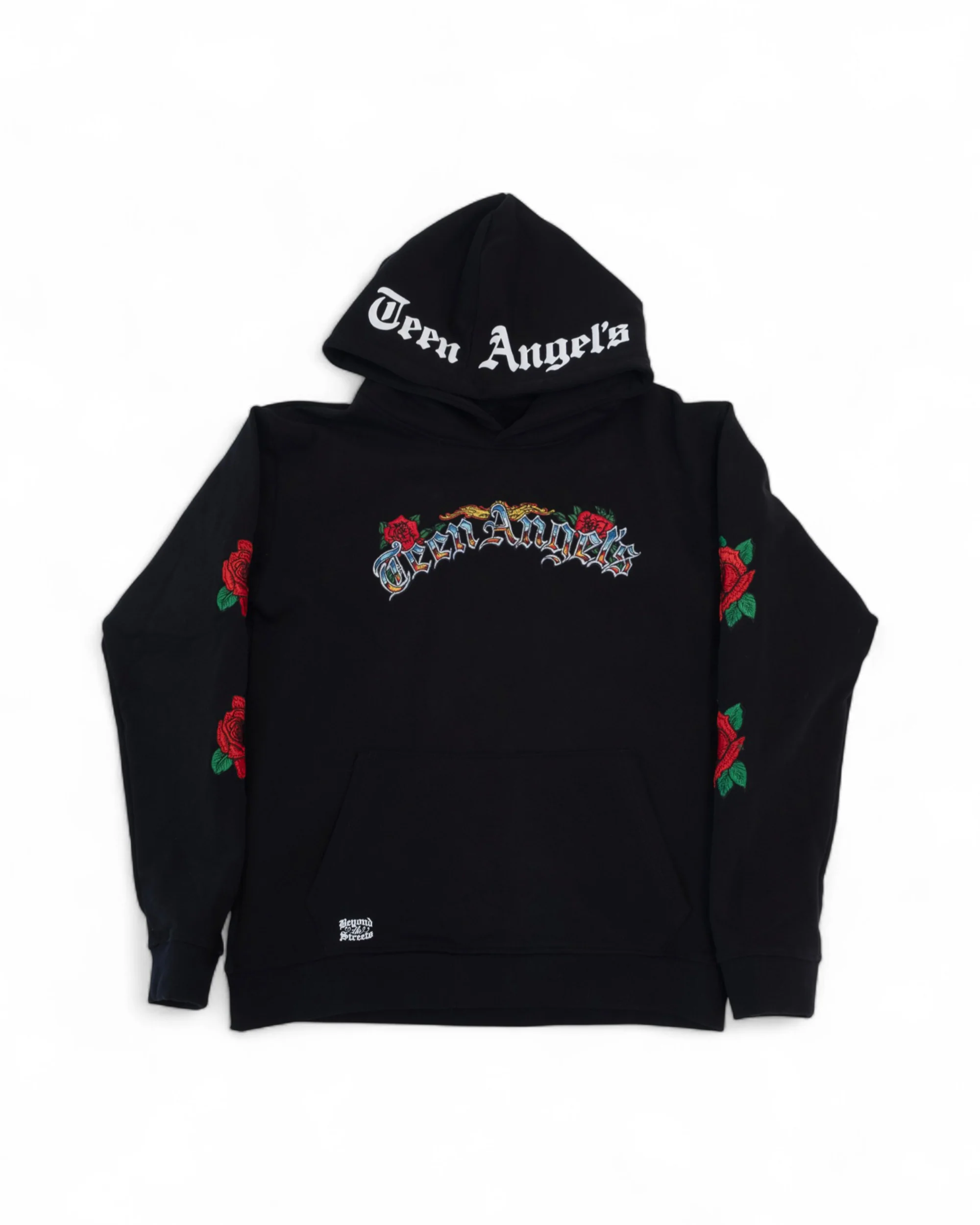 Teen Angel's "Roses 'n Chrome" Hoodie