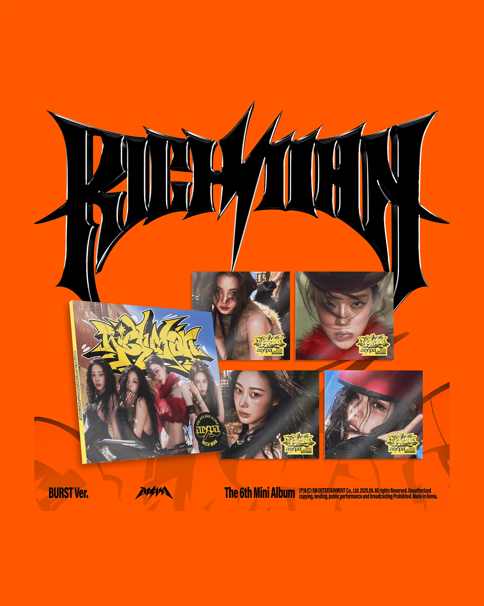 The 6th Mini Album 'Rich Man' (BURST Ver.) (GISELLE Version)
