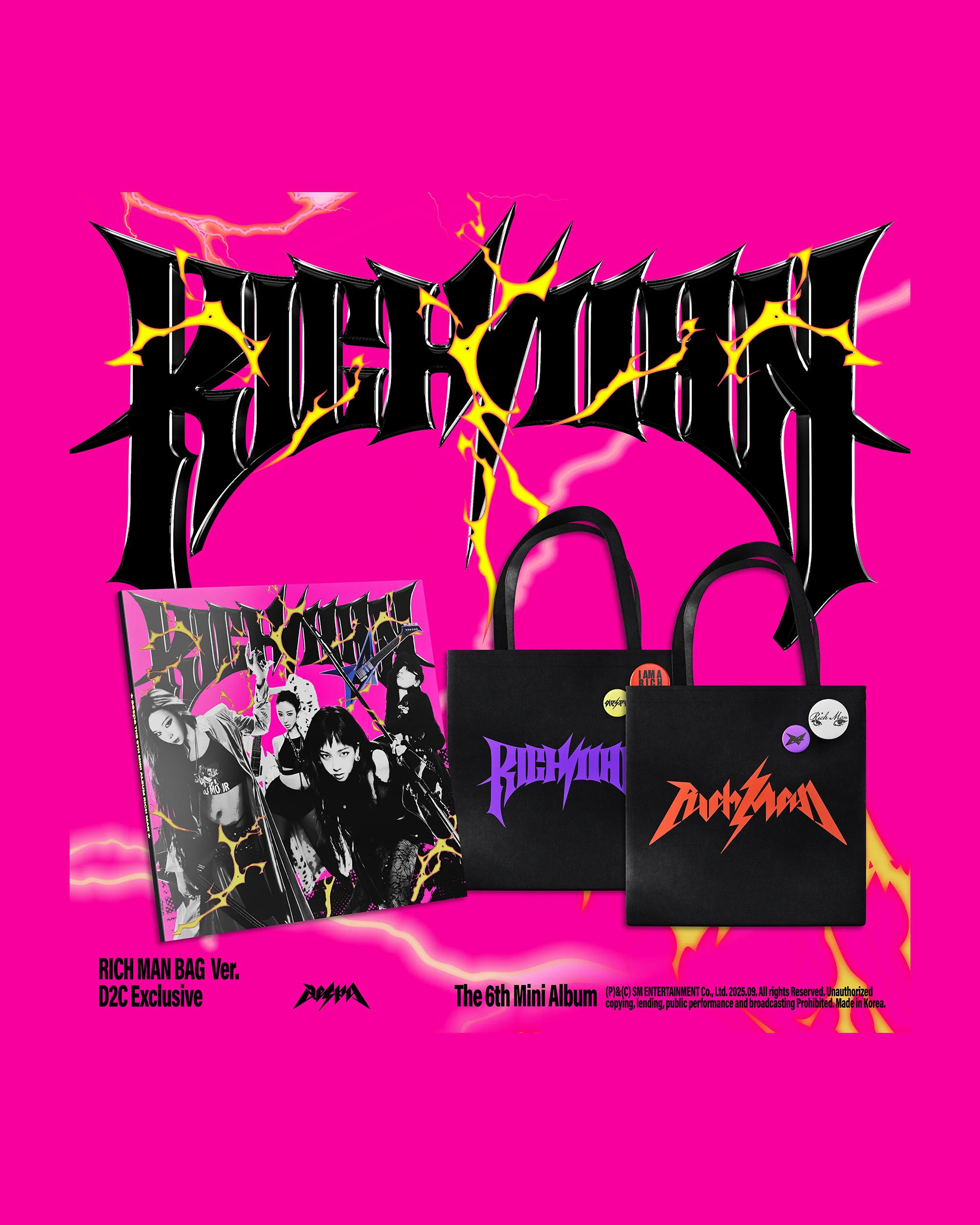 The 6th Mini Album ‘Rich Man’ (RICH MAN BAG Ver.) (Version B)