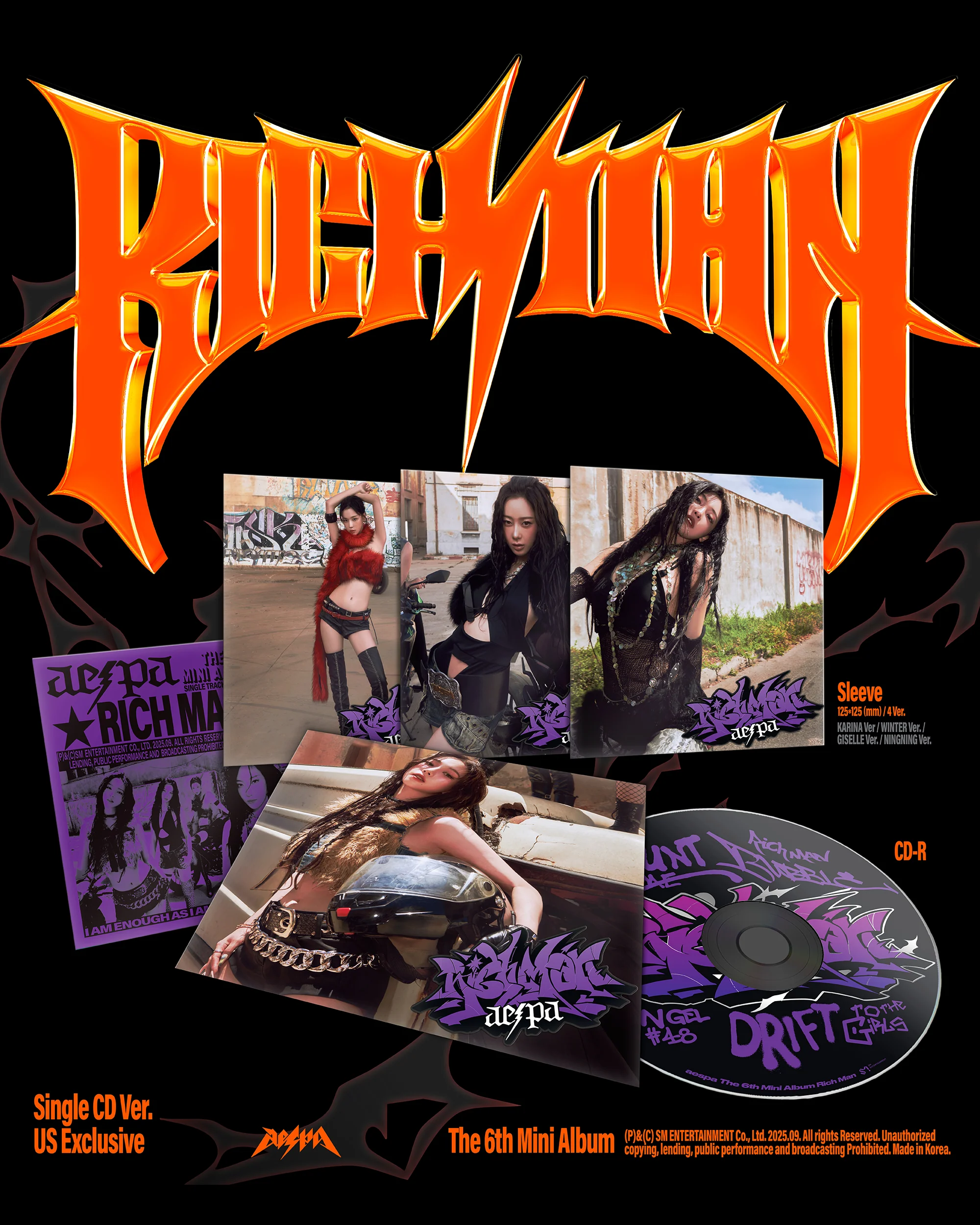 The 6th Mini Album ‘Rich Man’ (Single CD Ver. 3) - Image 2