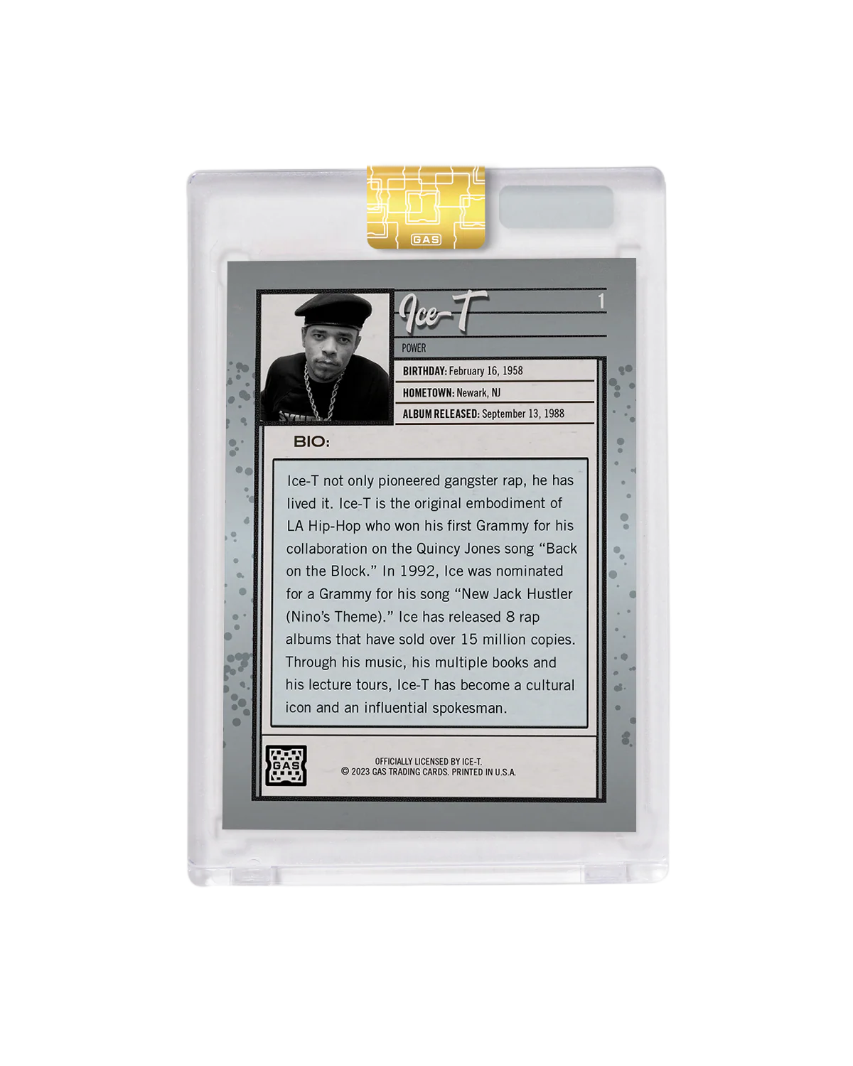 The Official Ice-T 2023 GAS Hip-Hop Trading Cards Set - Image 12