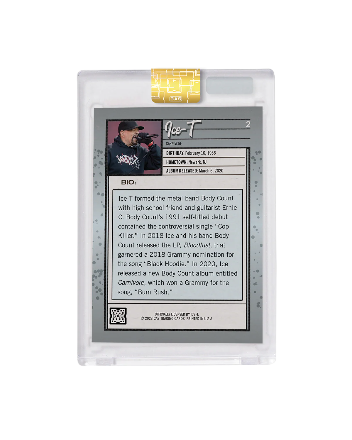 The Official Ice-T 2023 GAS Hip-Hop Trading Cards Set - Image 14