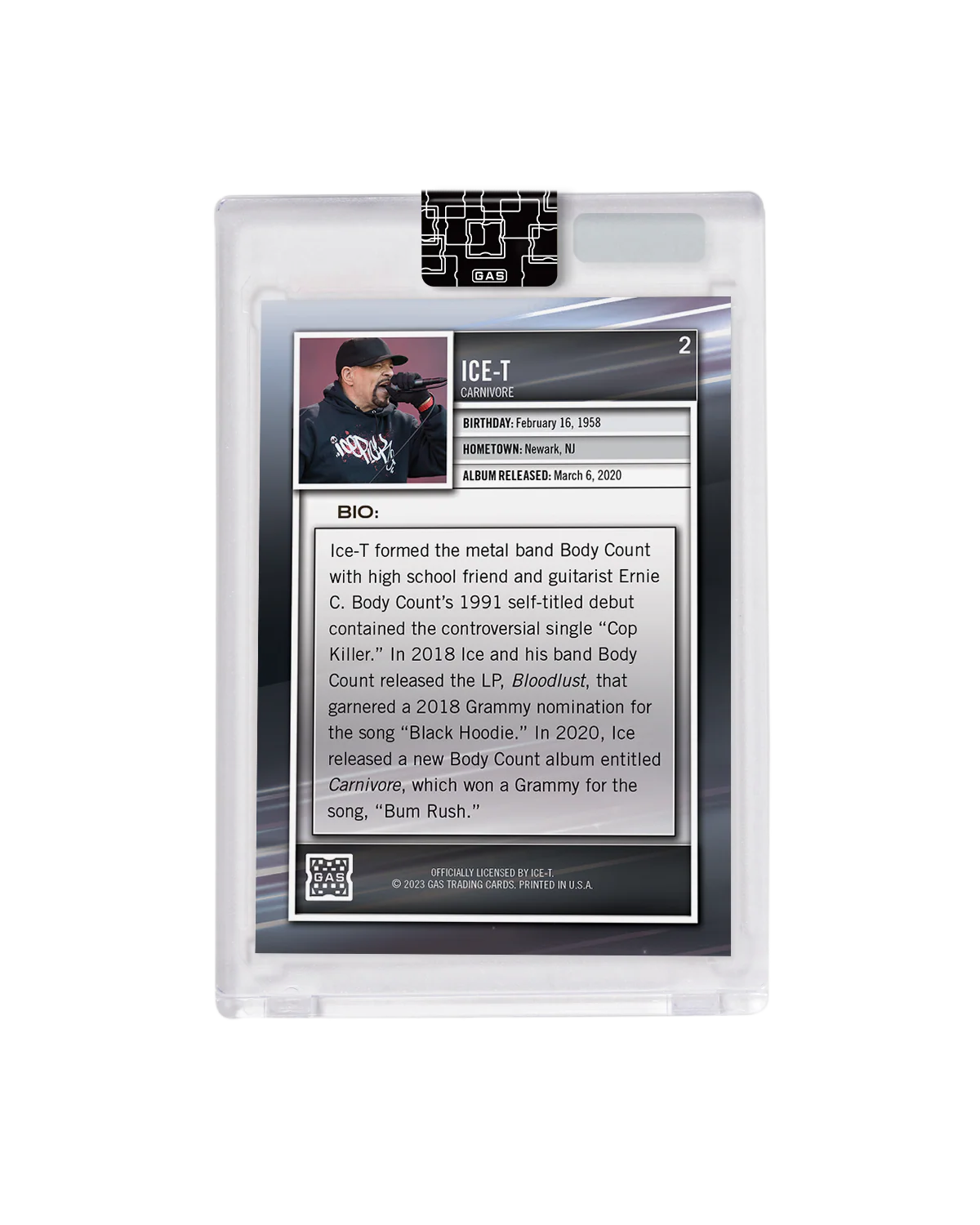 The Official Ice-T 2023 GAS Hip-Hop Trading Cards Set - Image 6