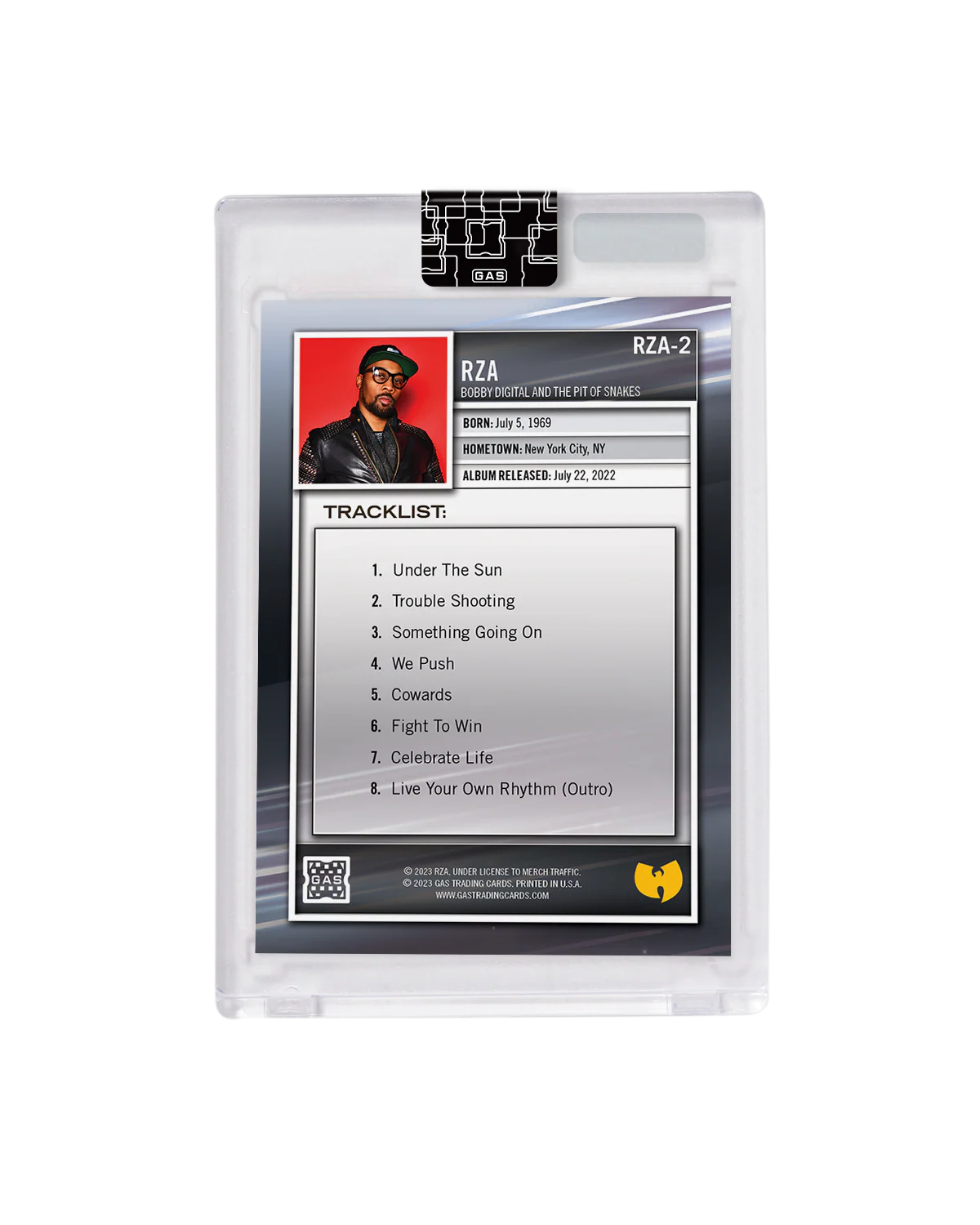 The Official RZA 2023 GAS Hip-Hop Trading Cards Set - Image 6