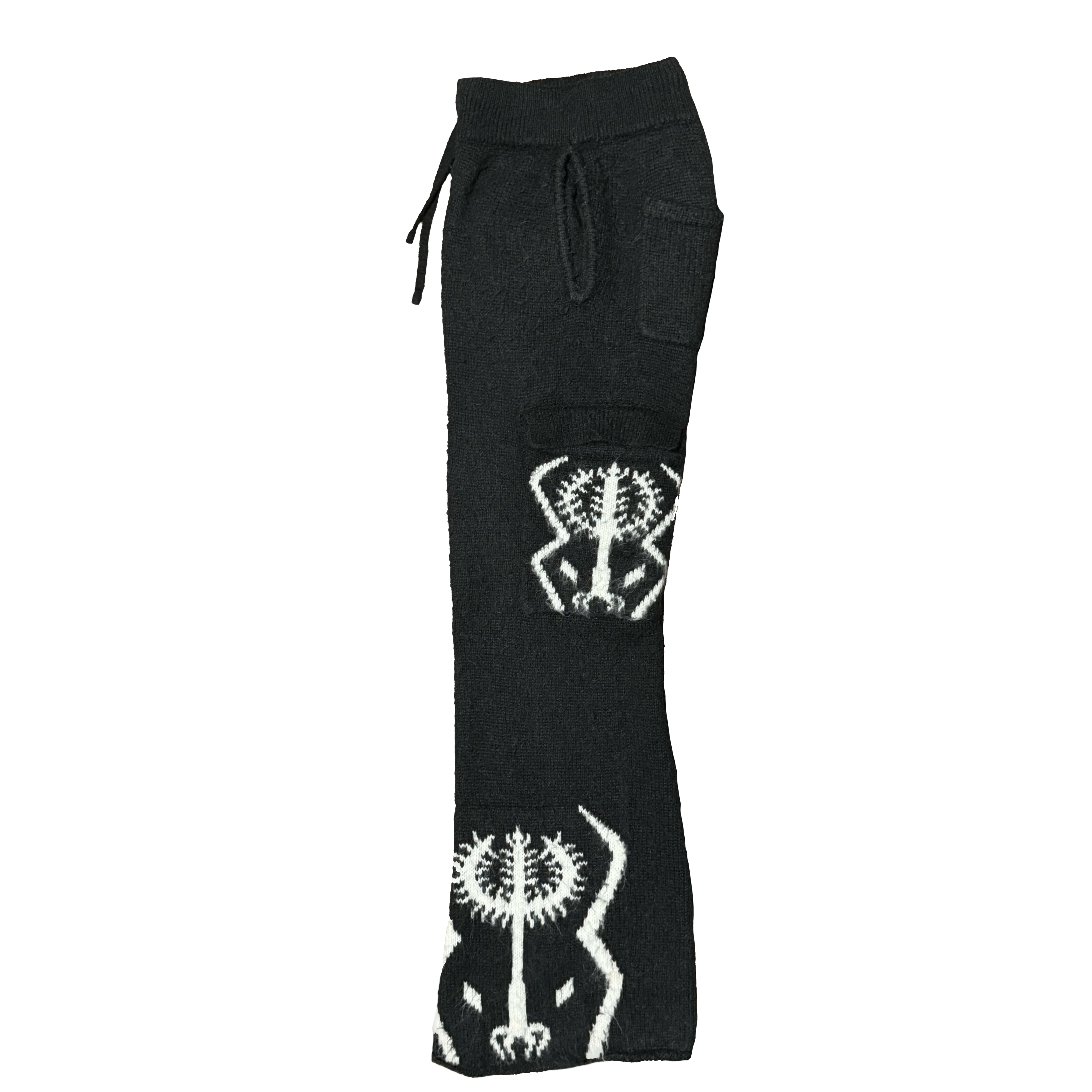 The Sacred Tree Mohair Flared Cargos (BLK) - Image 7