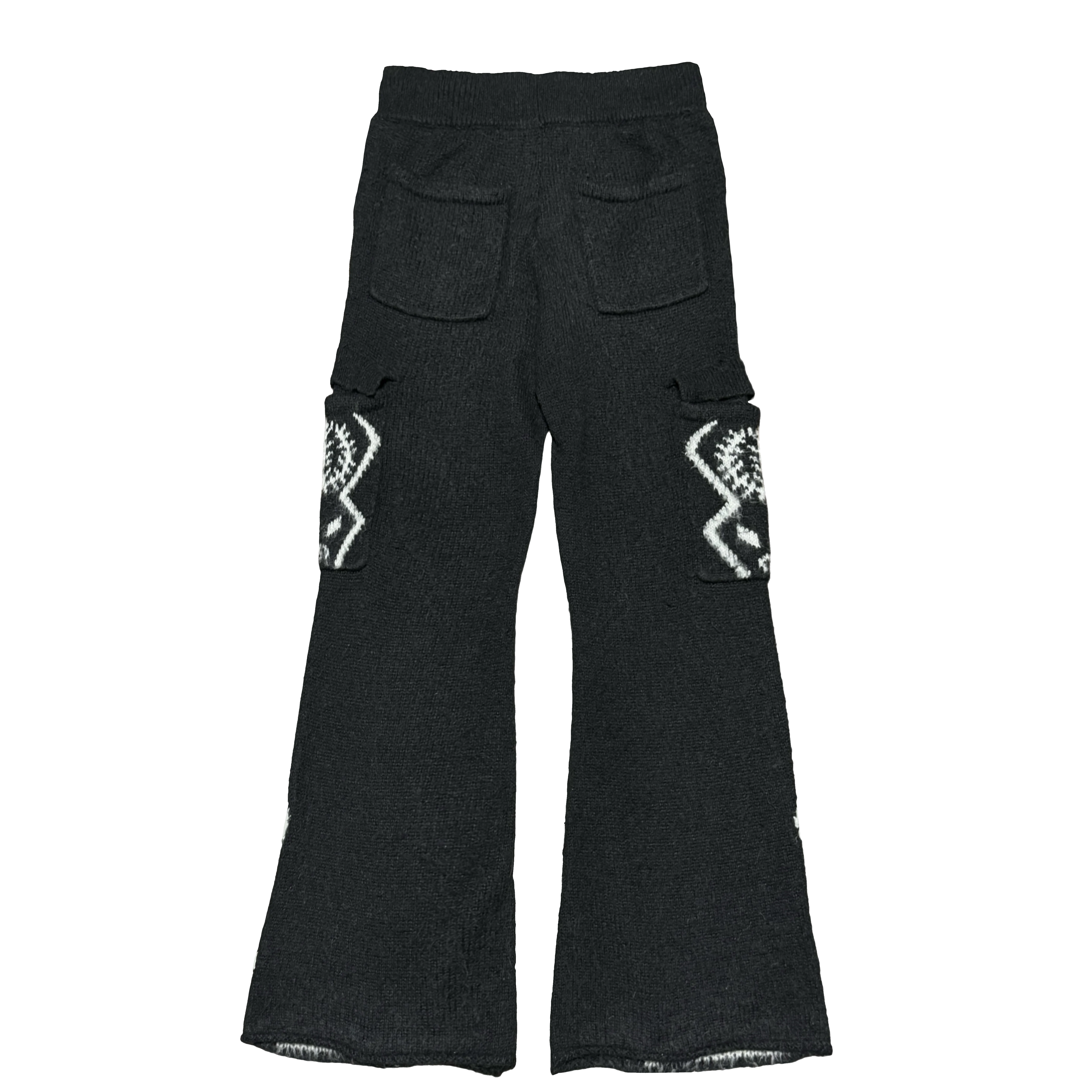 The Sacred Tree Mohair Flared Cargos (BLK) - Image 8