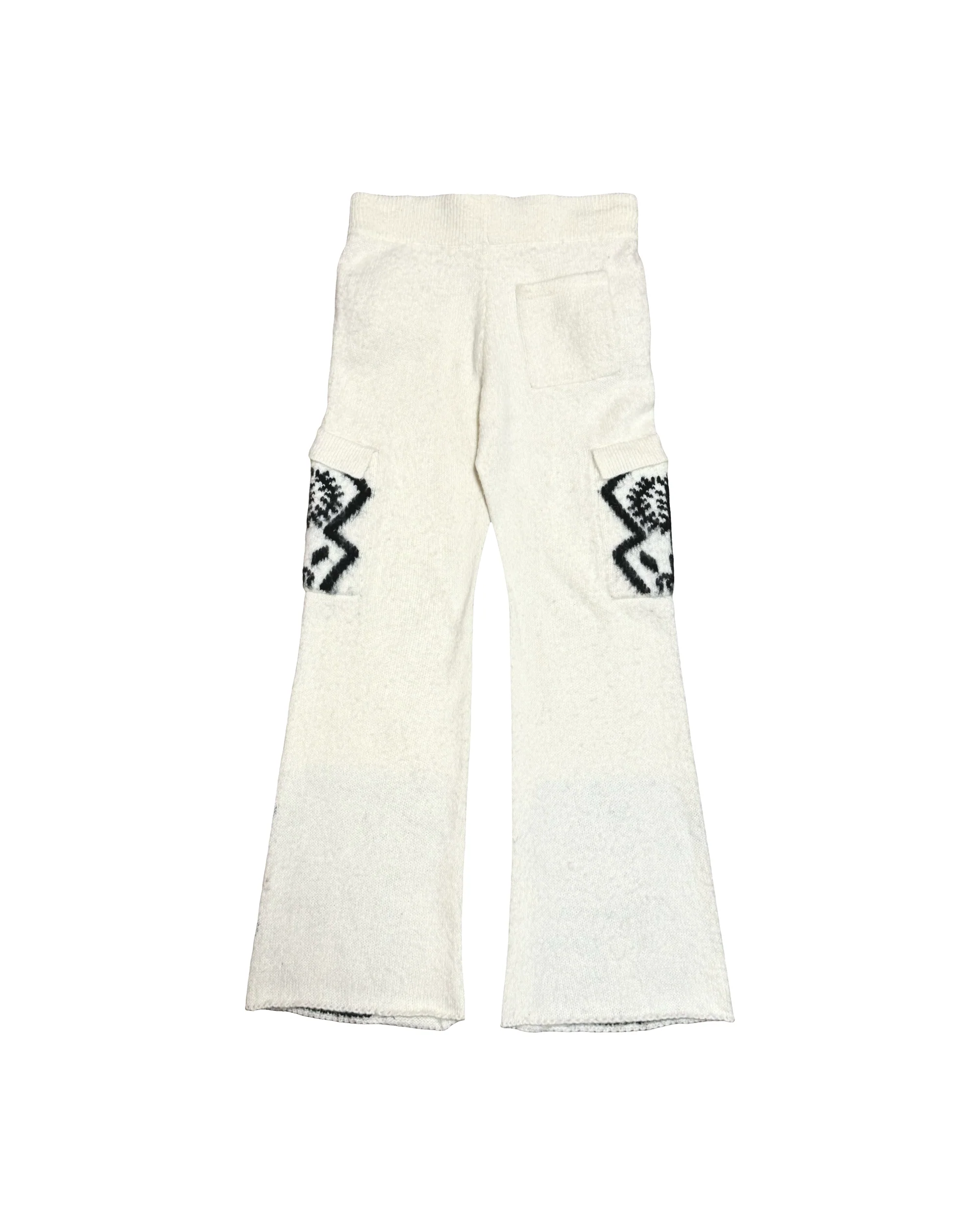 The Sacred Tree Mohair Flared Cargos (WHT) - Image 2