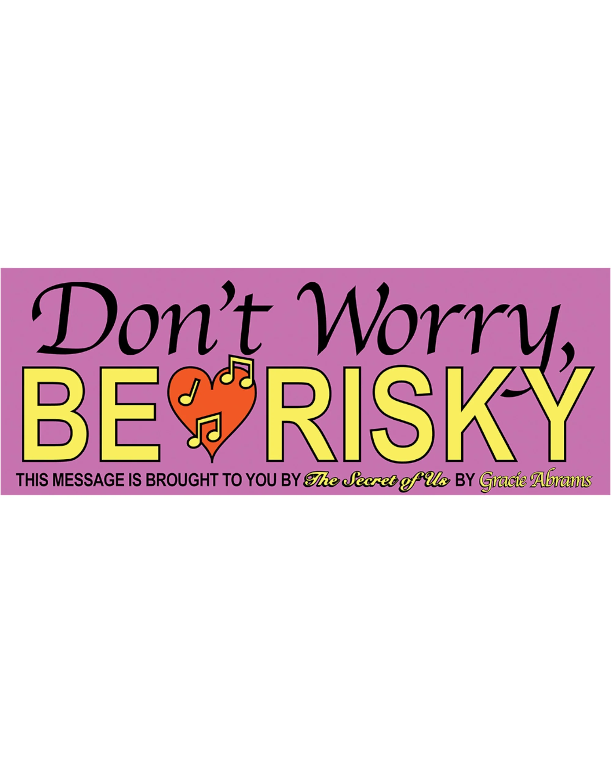 The Secret of Us Bumper Sticker Set-of-4 - Image 5